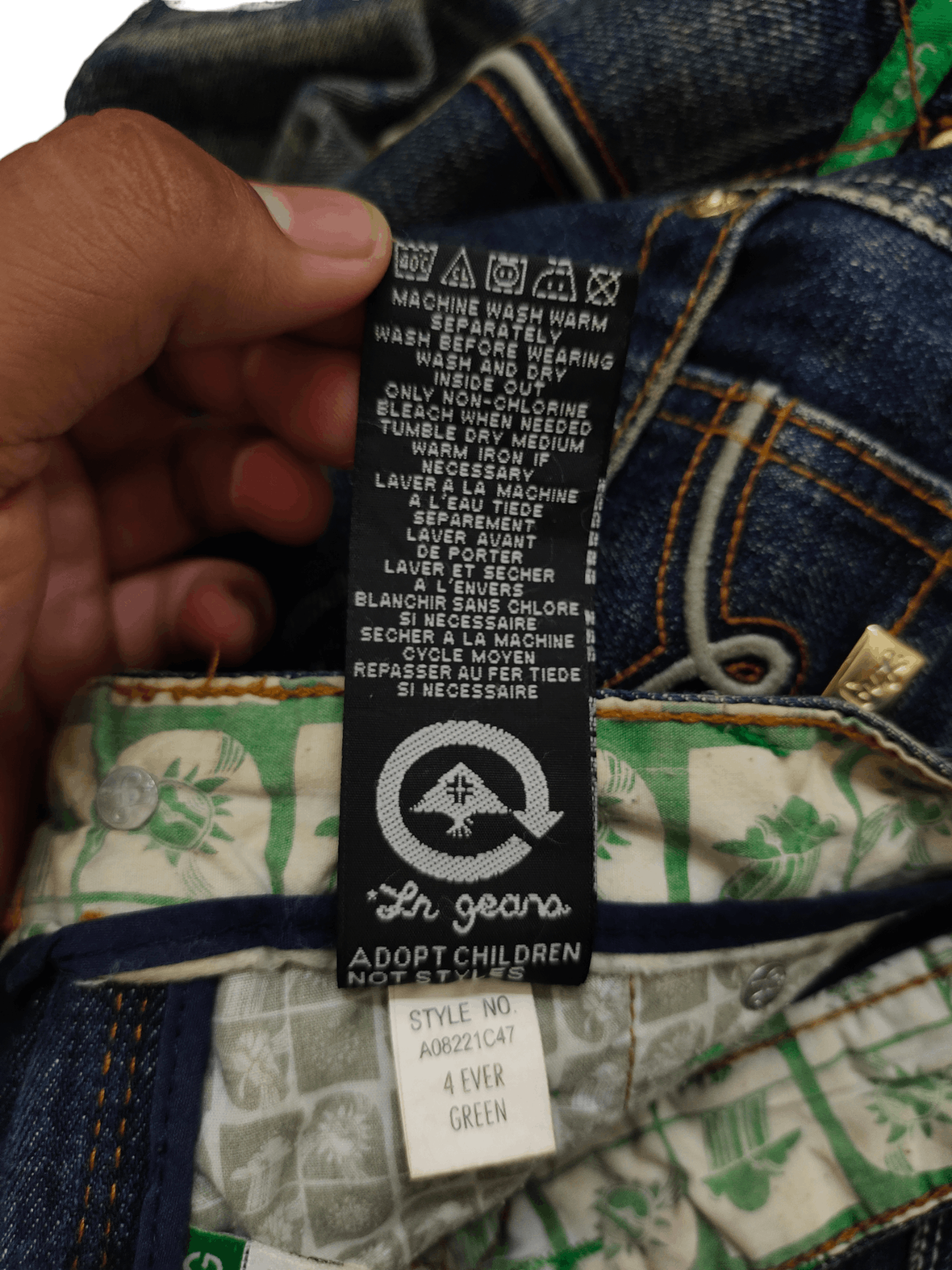 LRG Lrg Clawmark Stone Wash Wide Leg Denim 90s Jnco Baggy Jeans Size US 34 / EU 50 - 17 Thumbnail
