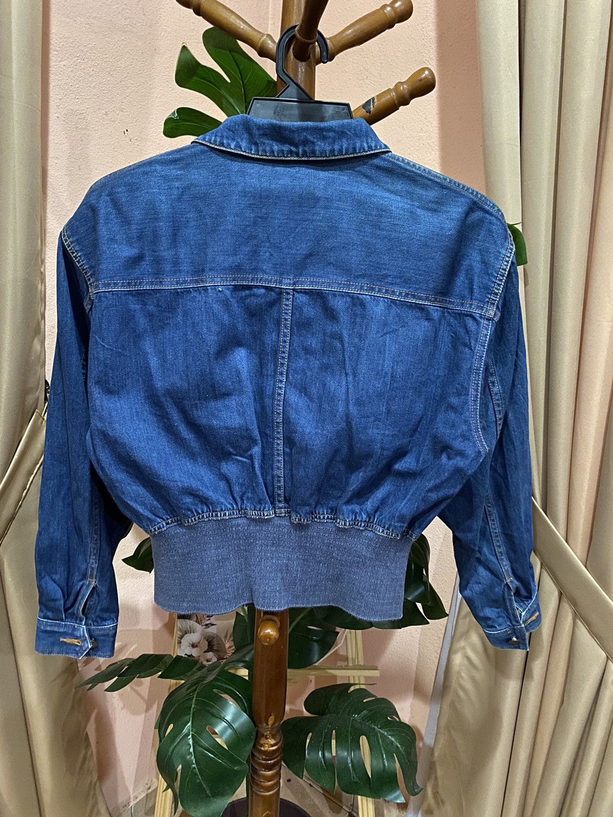 Trussardi VINTAGE TRUSSARDI DENIM CROP JACKET Size S / US 4 / IT 40 - 7 Thumbnail