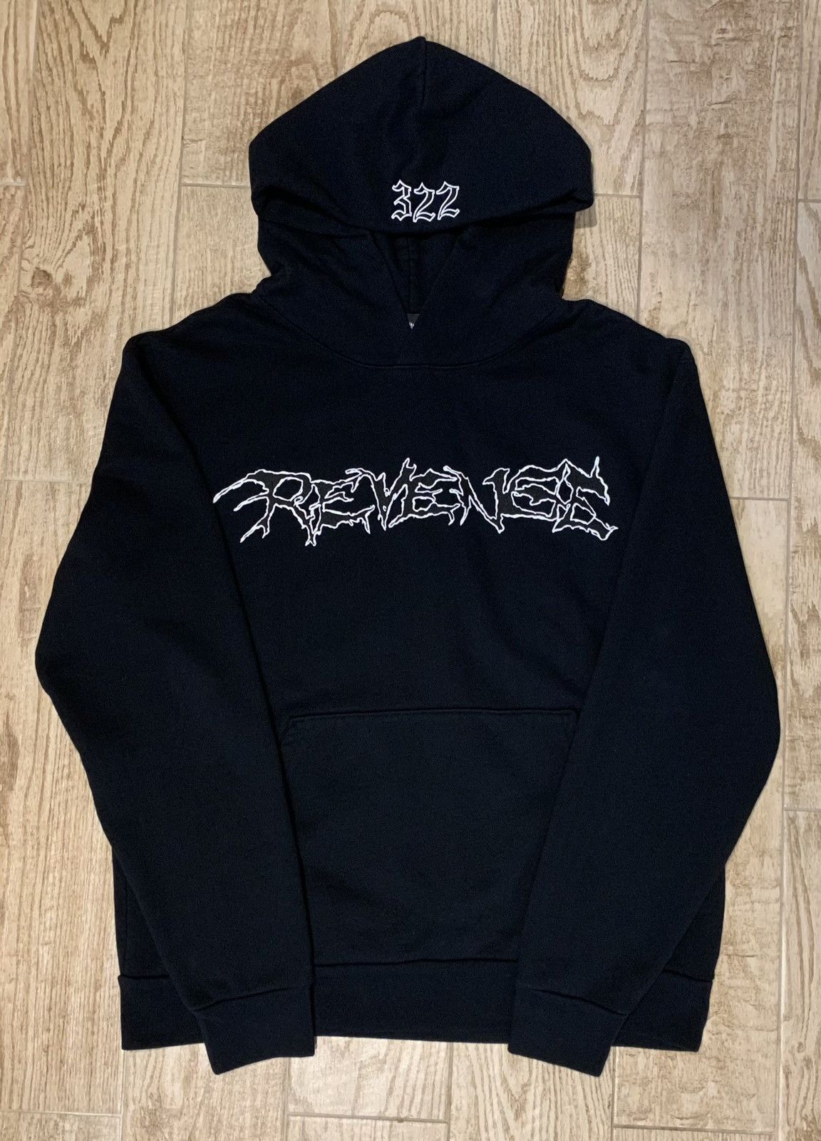 image of City Morgue x Revenge Dog Years Wardog Hoodie (Black) Large, Men's