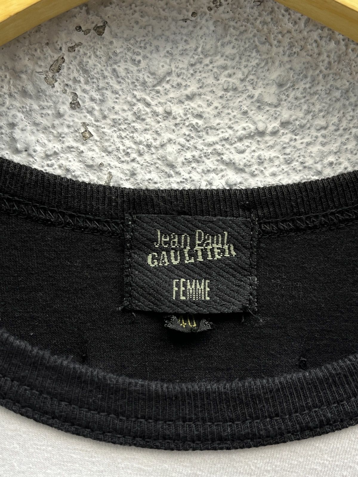 Jean Paul Gaultier 90’s Jean Paul Gaultier Femme Printed Tshirt Size M / US 6-8 / IT 42-44 - 6 Thumbnail