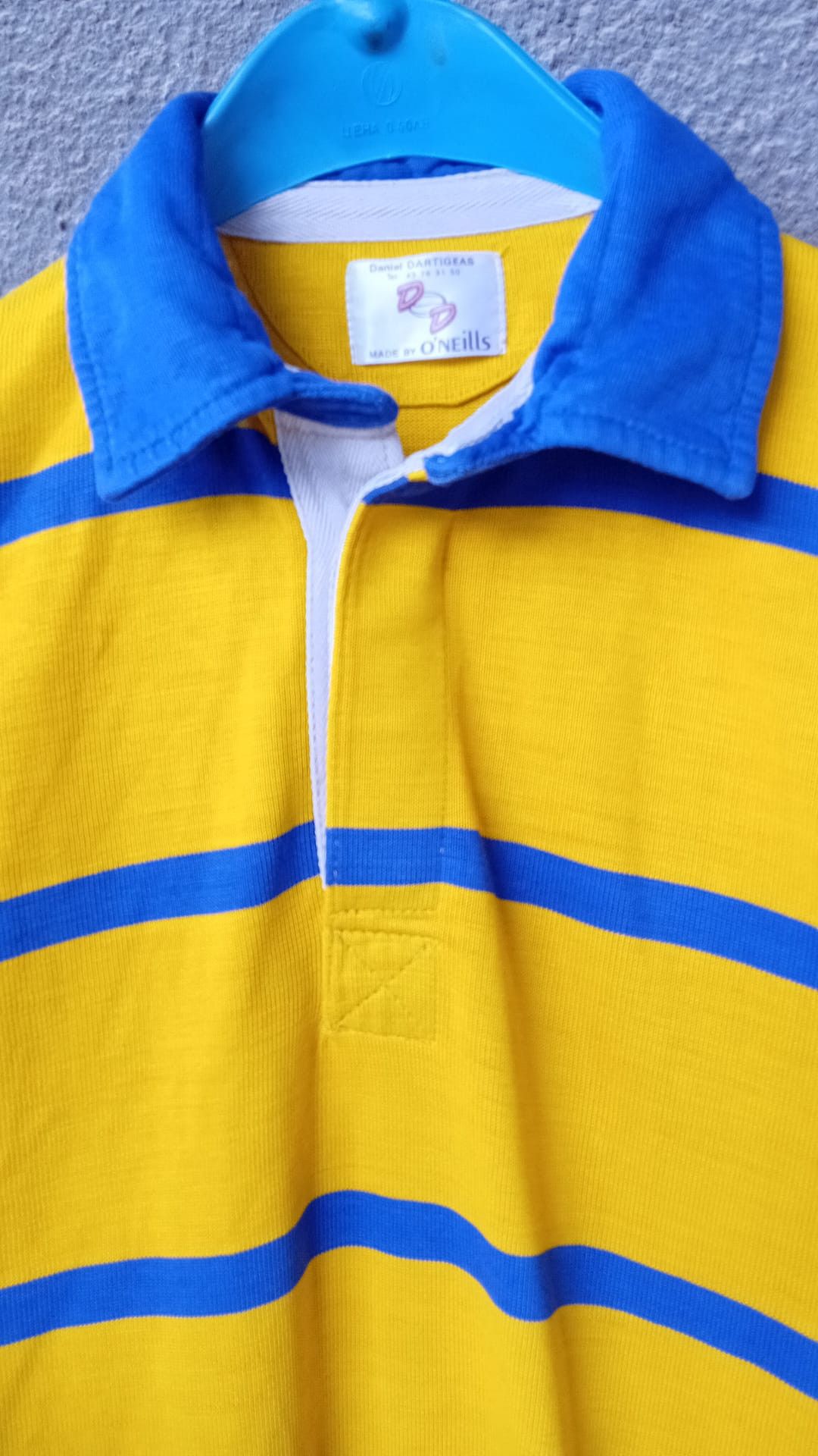 O'Neills × Vintage O'neills Daniel Dartigeas Rugby Polo #8 Made in Ireland XL Size US XL / EU 56 / 4 - 3 Thumbnail
