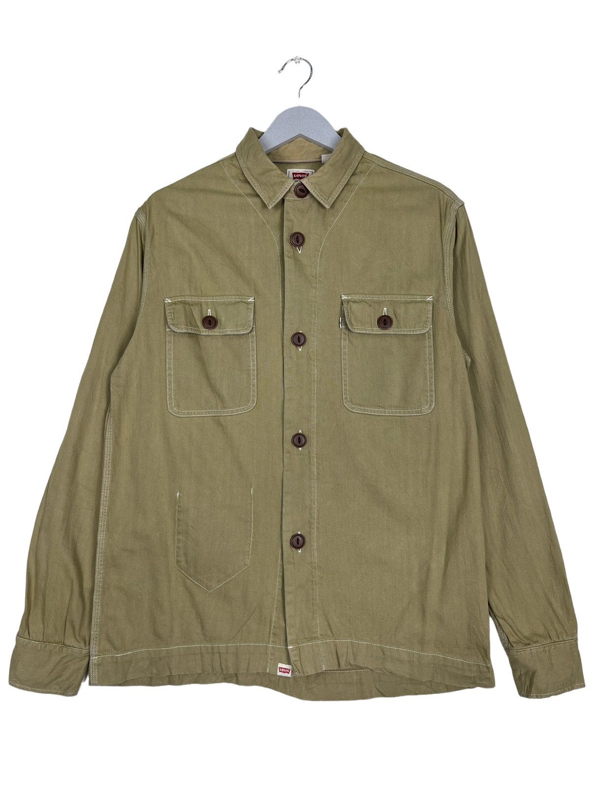 Levi's 🔥 LEVIS SHIRT JACKET Size US M / EU 48-50 / 2 - 2 Thumbnail