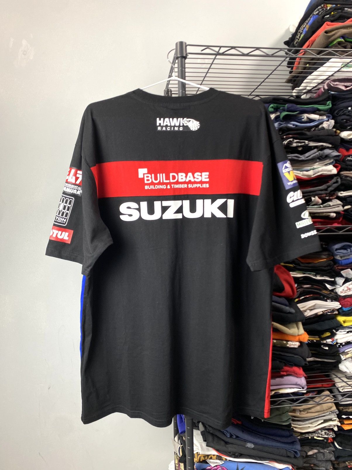 Honda Rare! 2000’s Vintage Suzuki Racing T Shirt Honda Yamaha BMW Size US XL / EU 56 / 4 - 2 Thumbnail