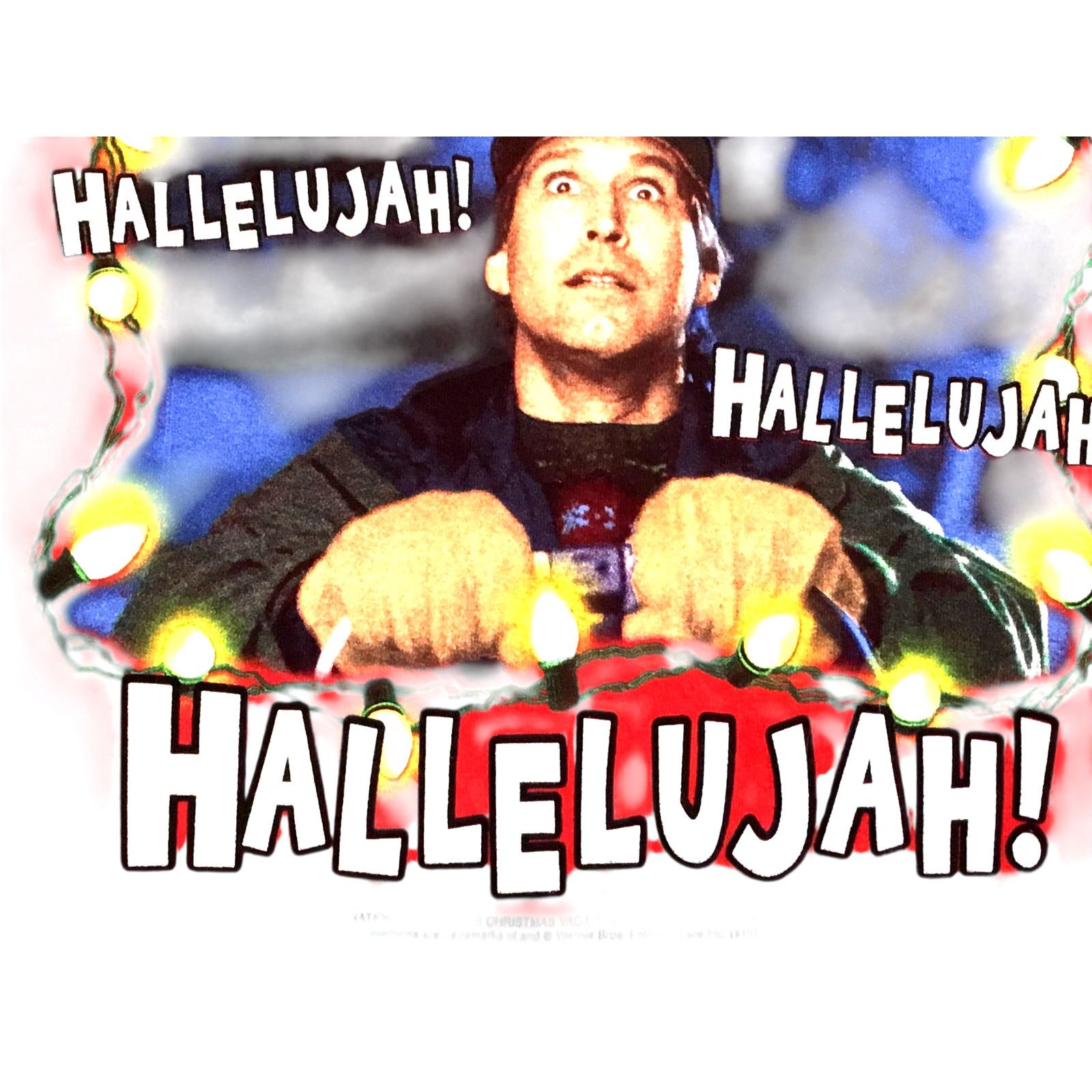 Gildan National Lampoon Christmas Vacation Hallelujah T-Shirt Large Size US L / EU 52-54 / 3 - 4 Thumbnail