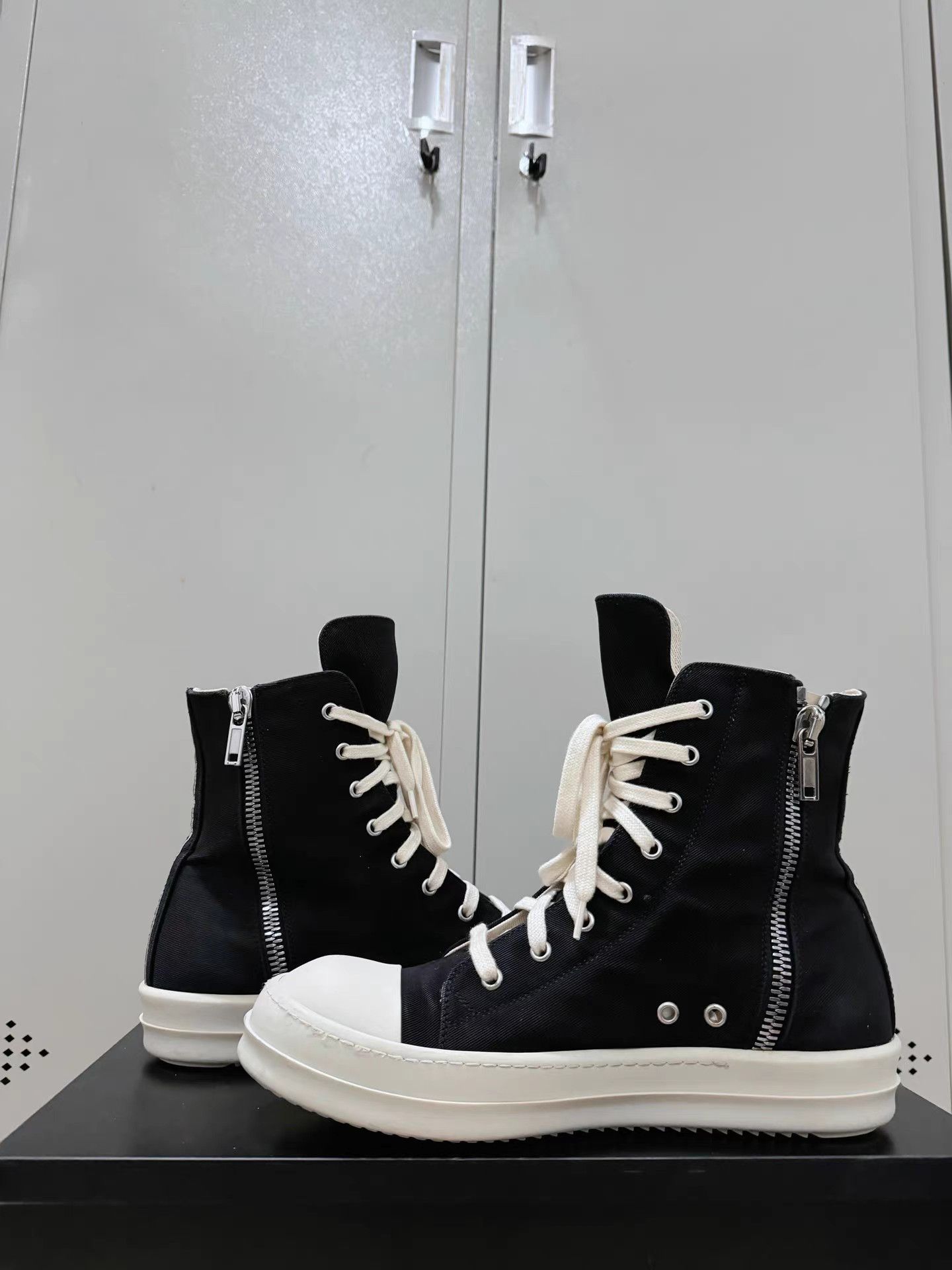 Rick Owens Drkshdw Rick Owens Drkshdw Converse high-top sneakers Size US 8.5 / EU 41-42 - 5 Thumbnail