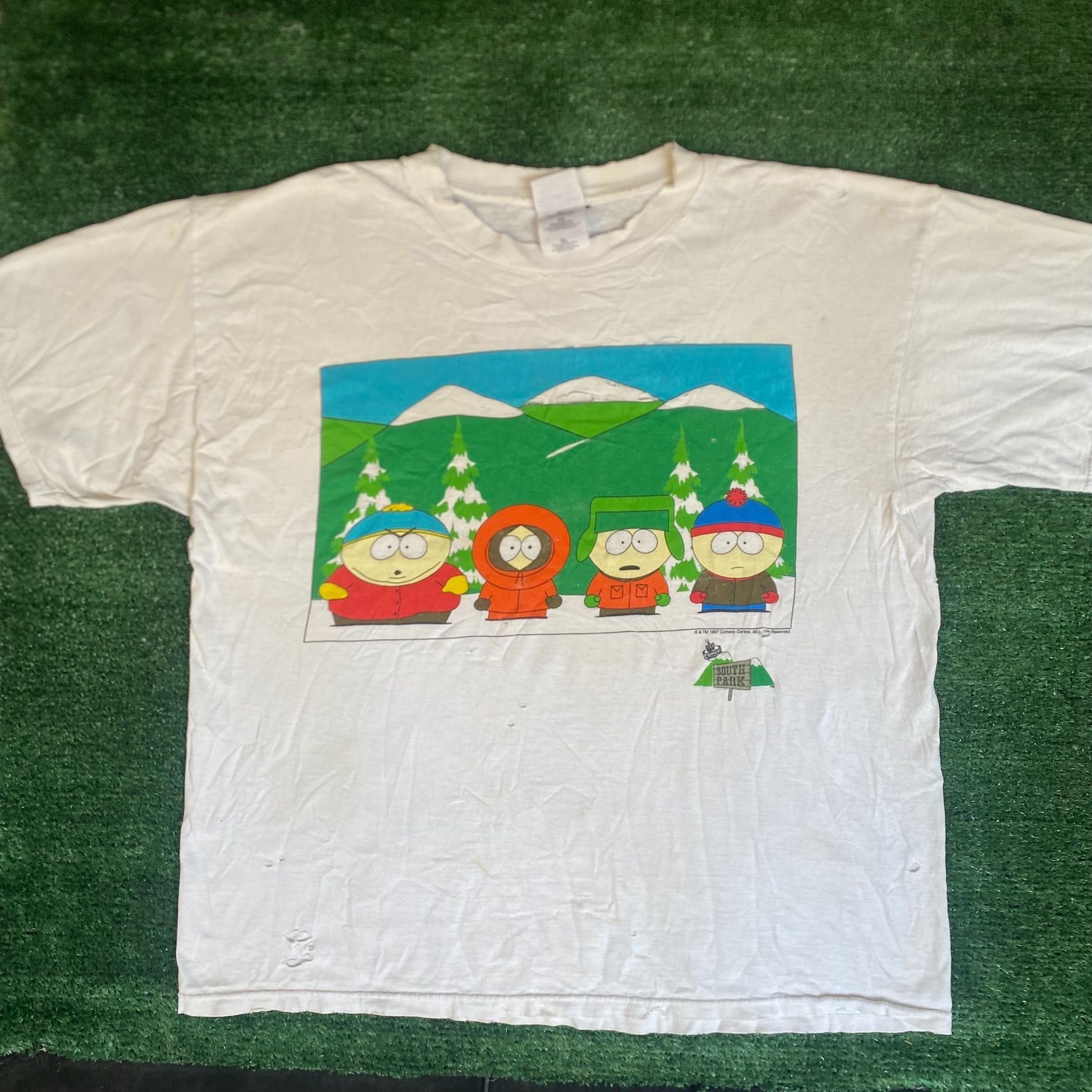 Gildan Vintage Y2K South Park Shirt Adult Swim Cartoon Tee Size US XL / EU 56 / 4 - 1 Thumbnail