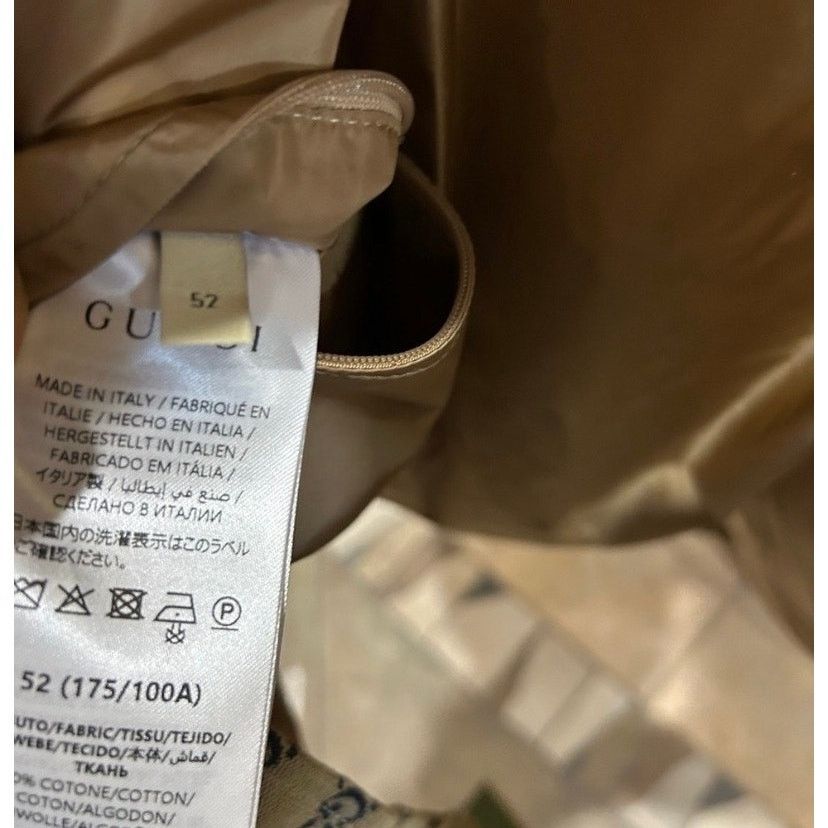 Gucci Mens Gucci GG canvas down puffer jacket size 52/extra large Size US XL / EU 56 / 4 - 10 Thumbnail