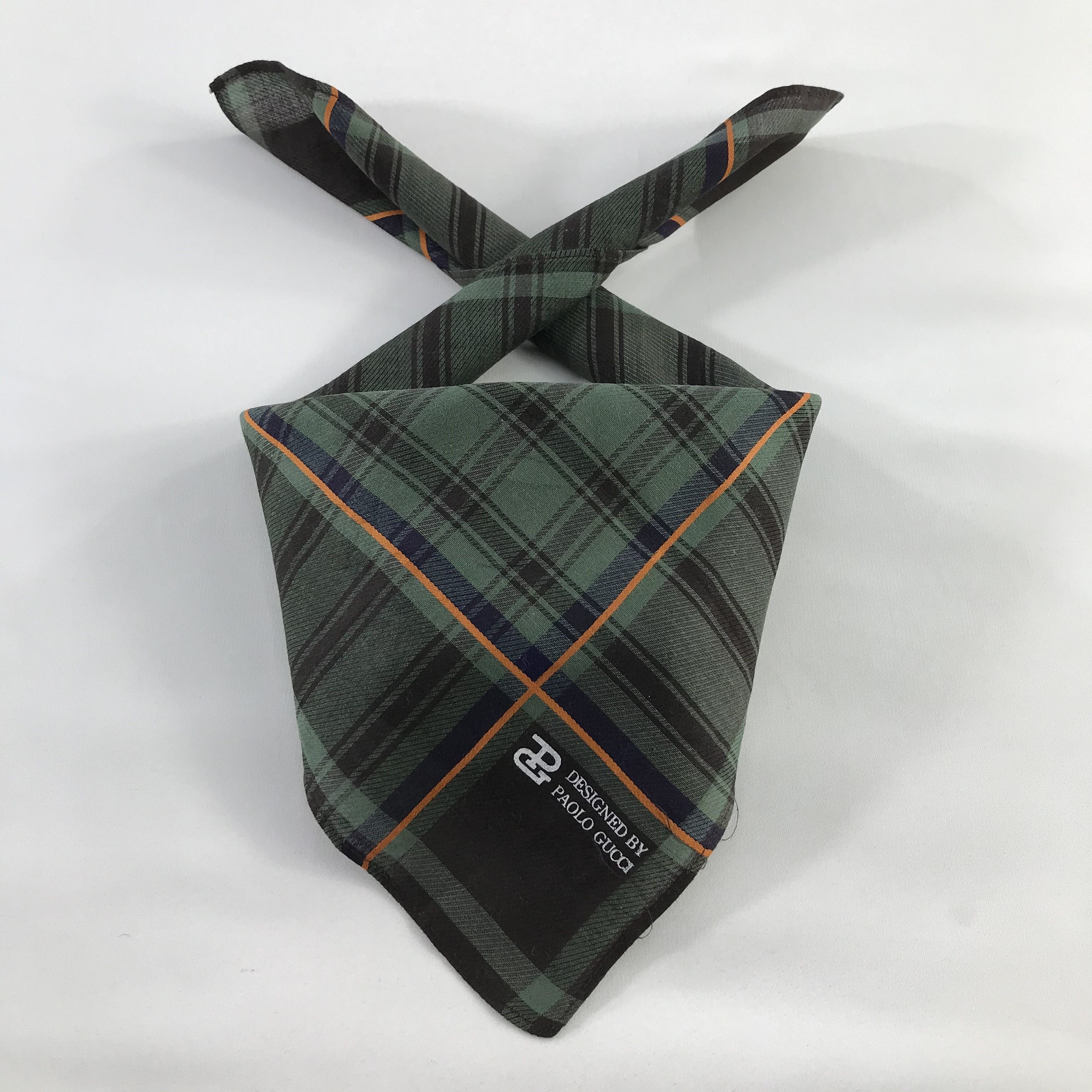 Paolo Gucci × Vintage Paolo Gucci Bandana / Handkerchief / Neckerchief - S767 Size ONE SIZE - 3 Thumbnail