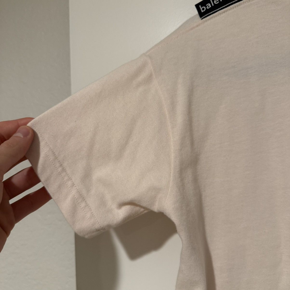 Balenciaga Balenciaga Logo Crewneck Light Pink Short Sleeve T-Shirt Size M / US 6-8 / IT 42-44 - 13 Thumbnail