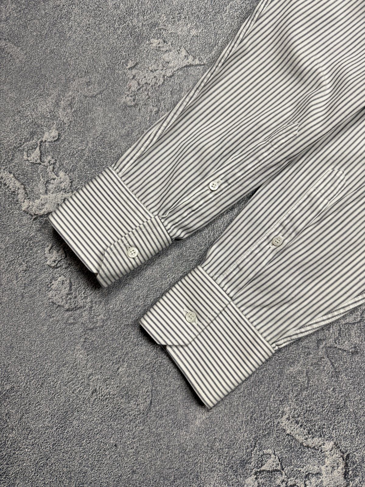 Gucci Gucci Striped Shirt Button Up Size US XL / EU 56 / 4 - 7 Thumbnail