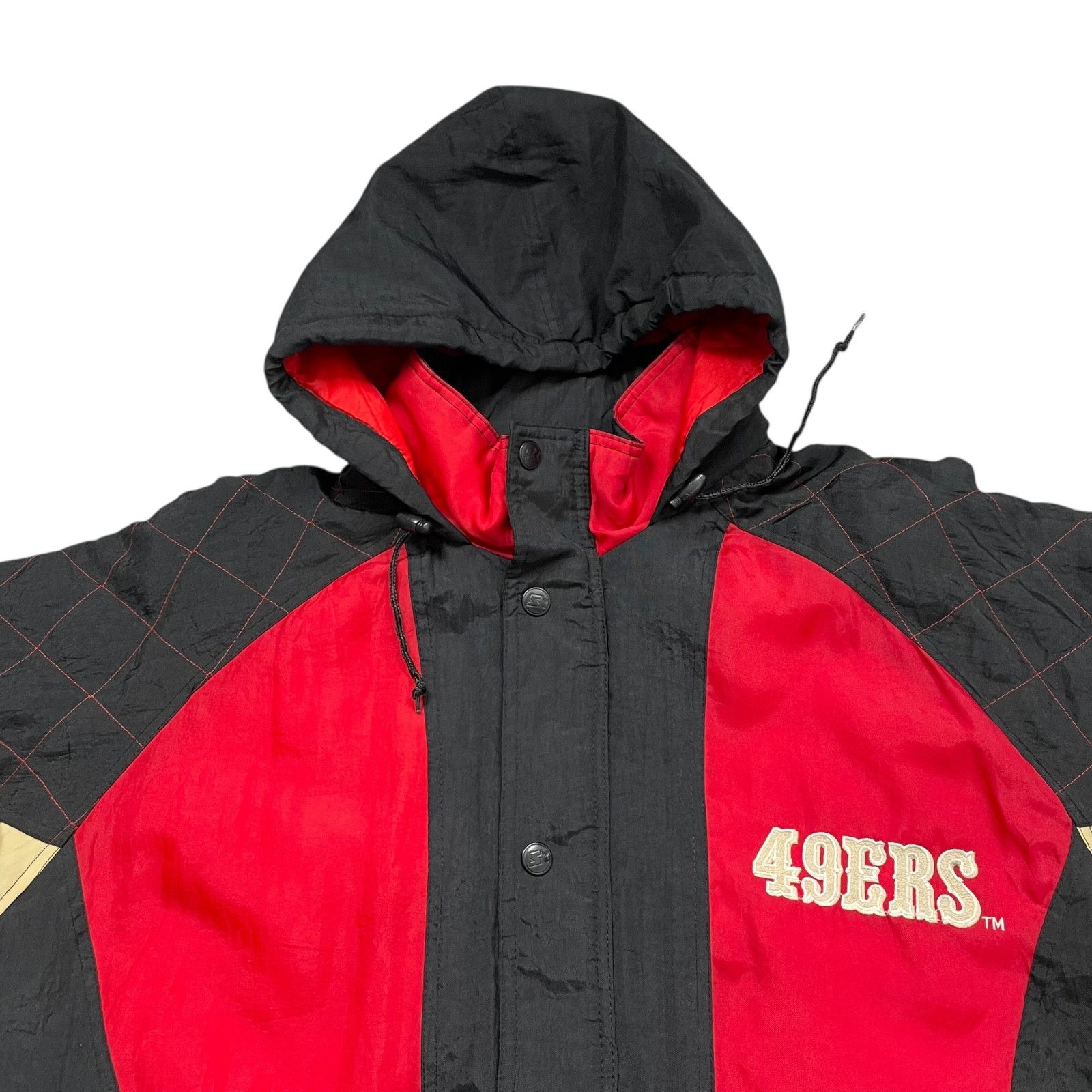 NFL VTG 90s SAN FRANCISCO 49ERS STARTER PRO LINE PUFFER JACKET Size US XL / EU 56 / 4 - 4 Thumbnail