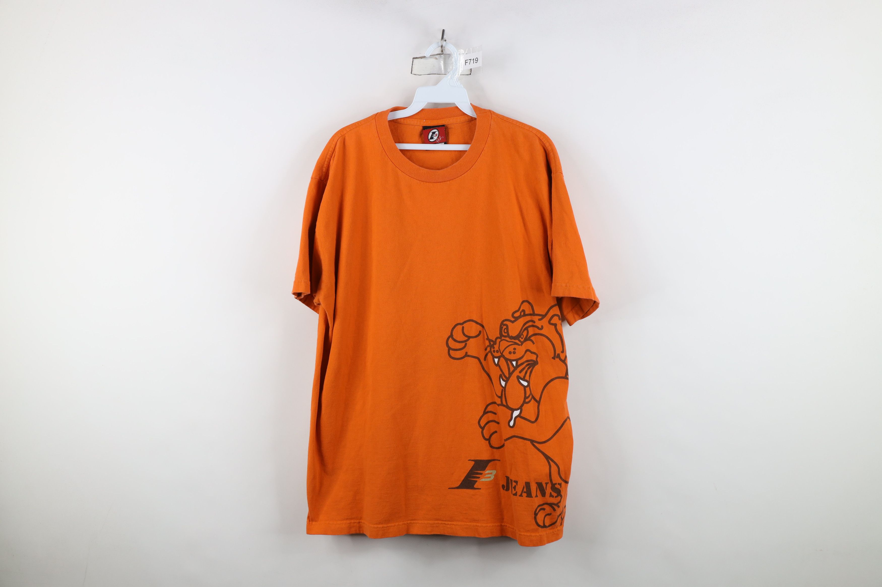 Reebok Vintage Reebok Bulldog AI Allen Iverson T-Shirt Orange USA Size US L / EU 52-54 / 3 - 1 Thumbnail