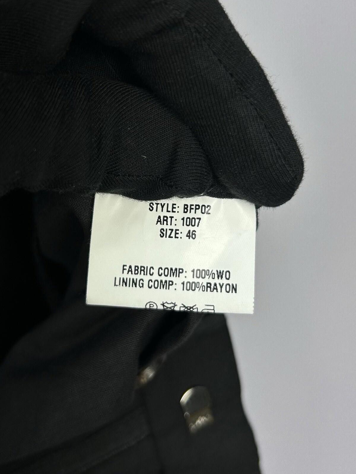 Neil Barrett Neil Barrett Wool Flat Front Pants Trousers Size 46 W30 L36 Size US 30 / EU 46 - 7 Thumbnail