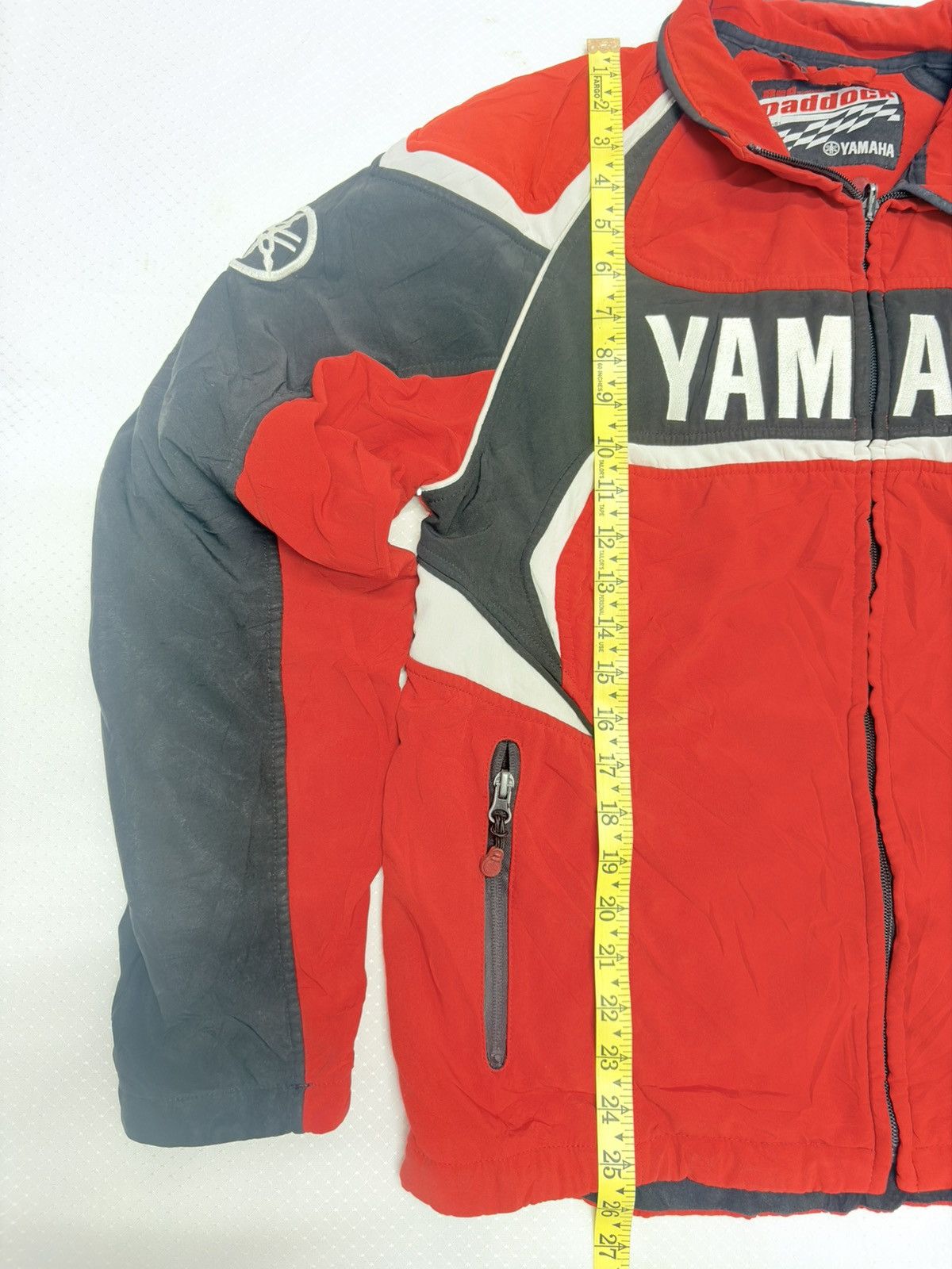 Yamaha Vintage Yamaha "Red Paddock" Racing Technical Shell Jacket Size US M / EU 48-50 / 2 - 2 Thumbnail