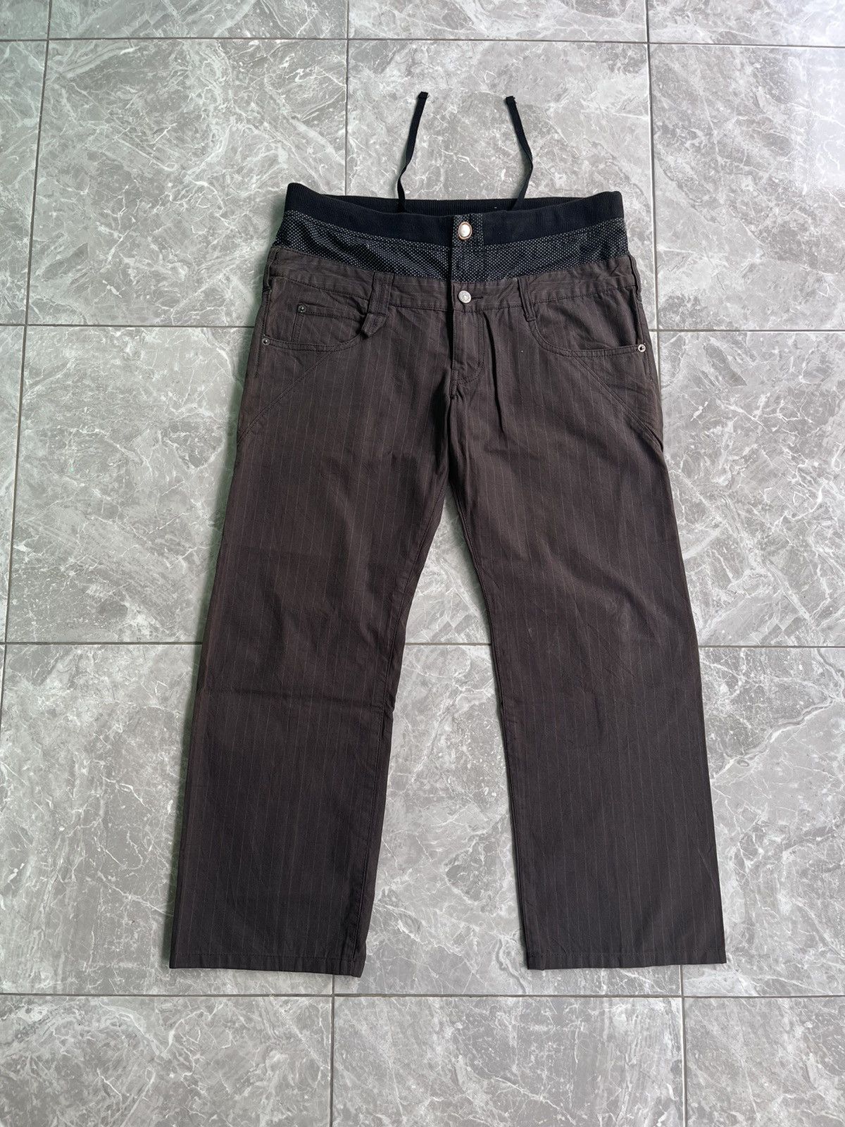PPFM PPFM Double Waist Pants Size US 33 - 1 Thumbnail