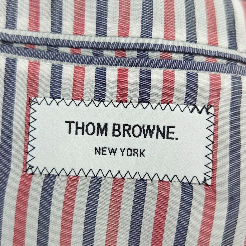 Thom Browne Thom Browne Size 3Boat Anchor Gold Buckle Navy Blaze Jacket Size 46L - 6 Thumbnail