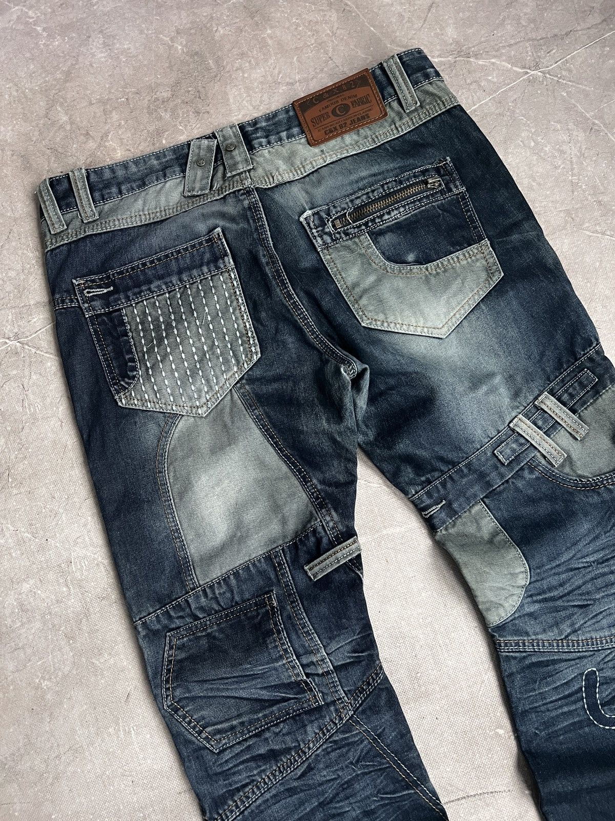 Dolce & Gabbana Japanese deconstructed denim avant garde jeans y2k hype Size US 33 - 10 Thumbnail