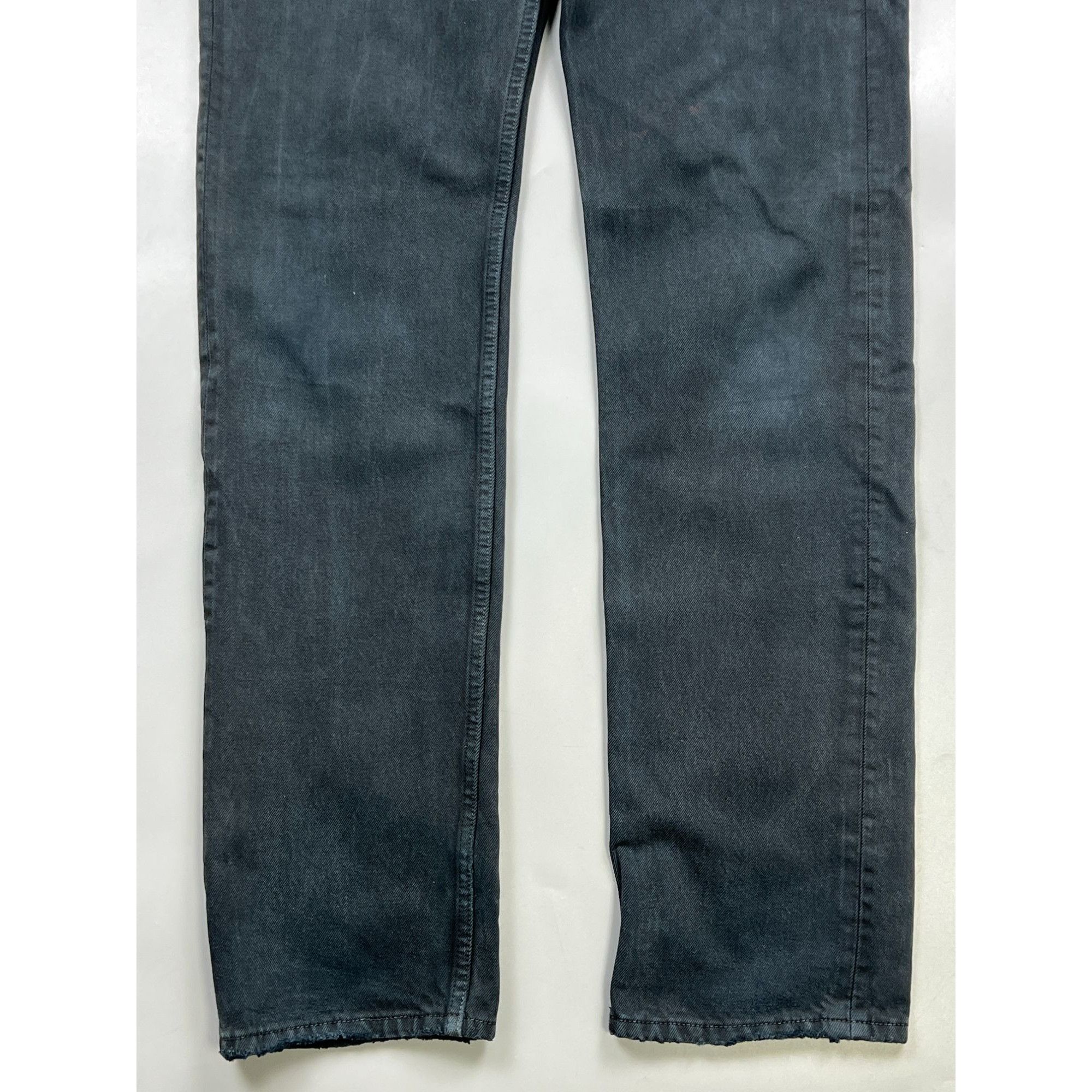 Levi's Levi’s 501 Made In USA Black Denim Jeans Pants (Y0937) Size US 32 / EU 48 - 2 Thumbnail