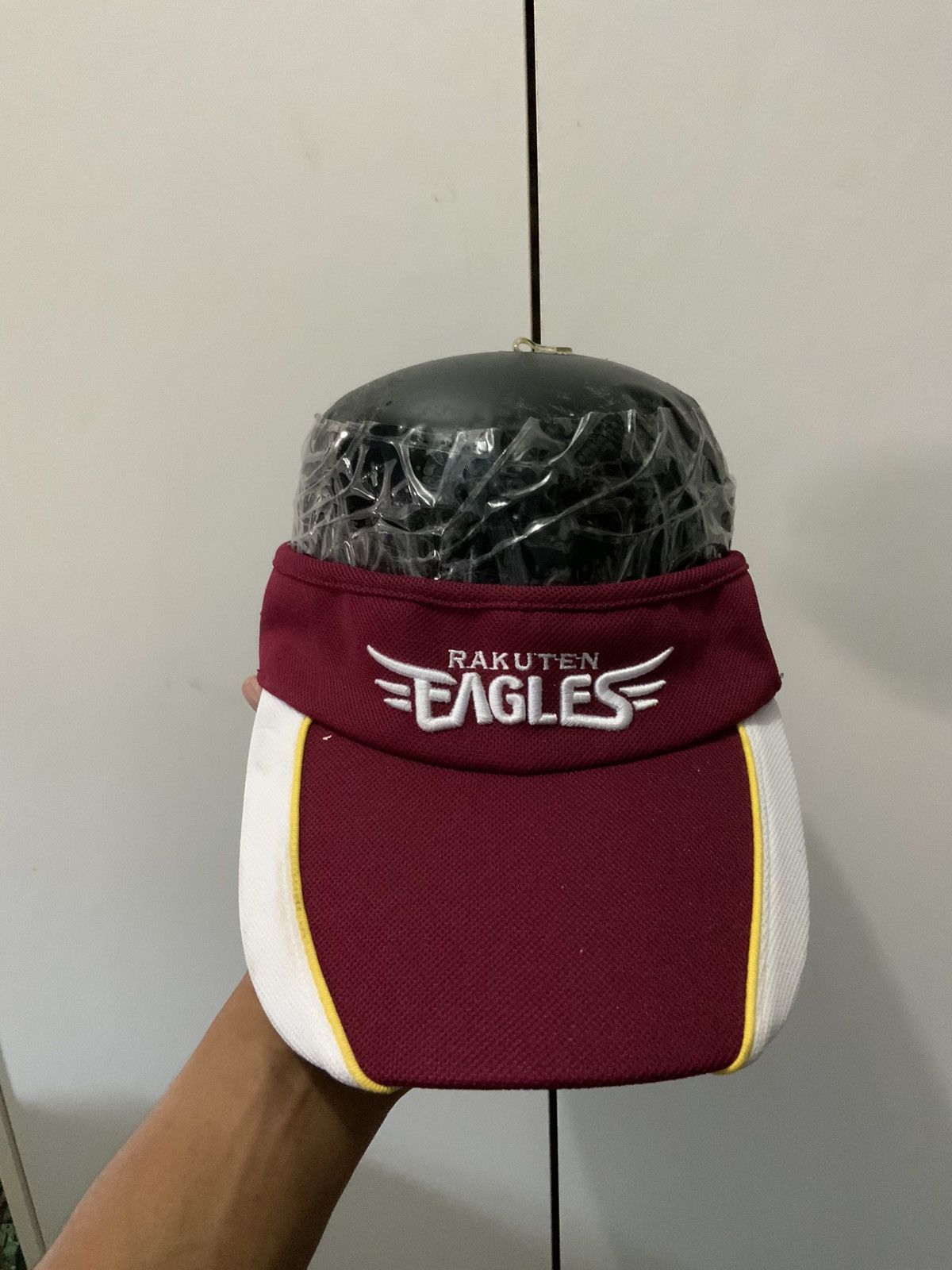 Hat Club Rakuten Eagles Spellout Visor Hat Size ONE SIZE - 5 Thumbnail