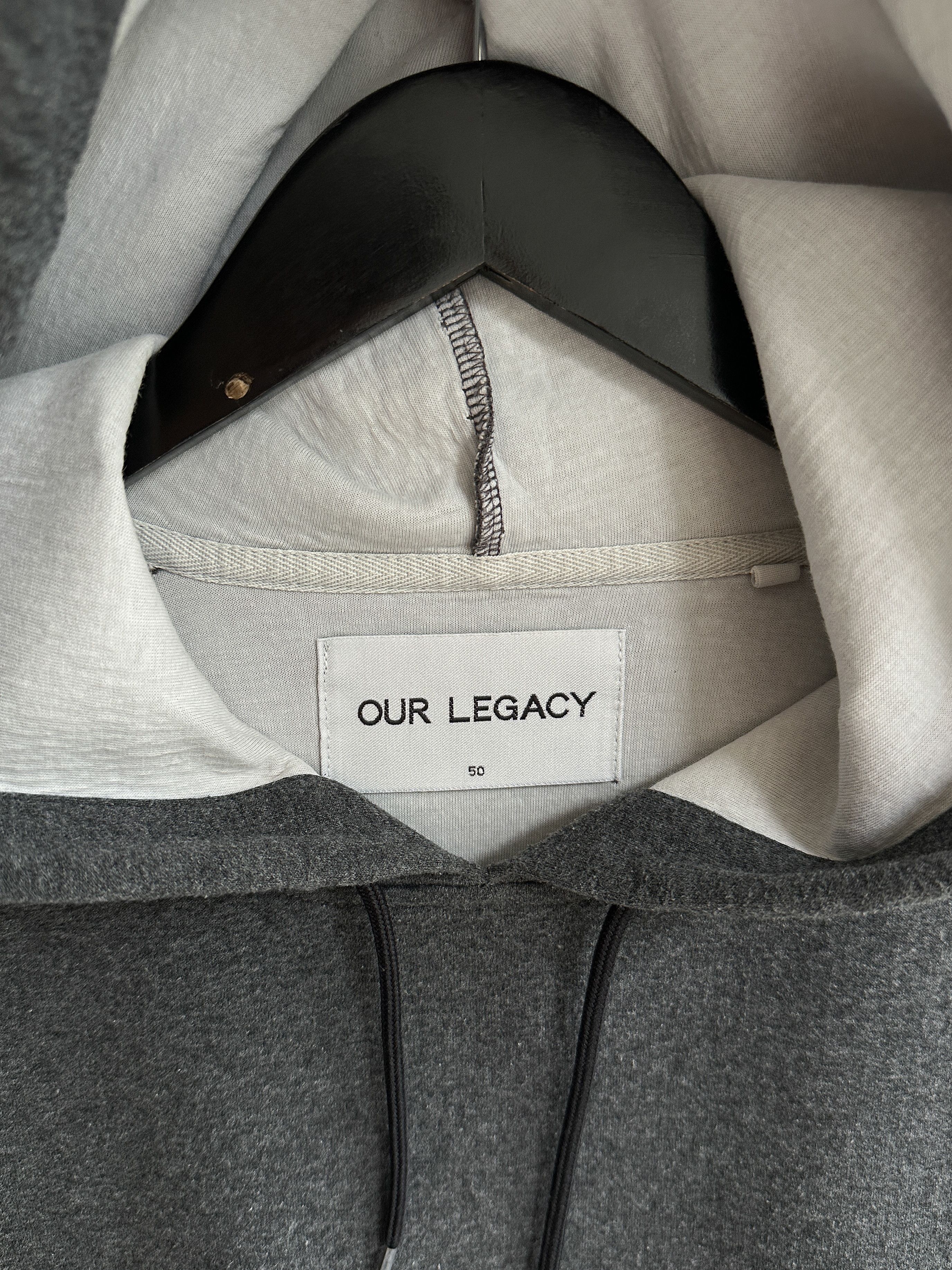 Our Legacy Our Legacy Dark Gray Scuba Hoodie Size US M / EU 48-50 / 2 - 7 Thumbnail