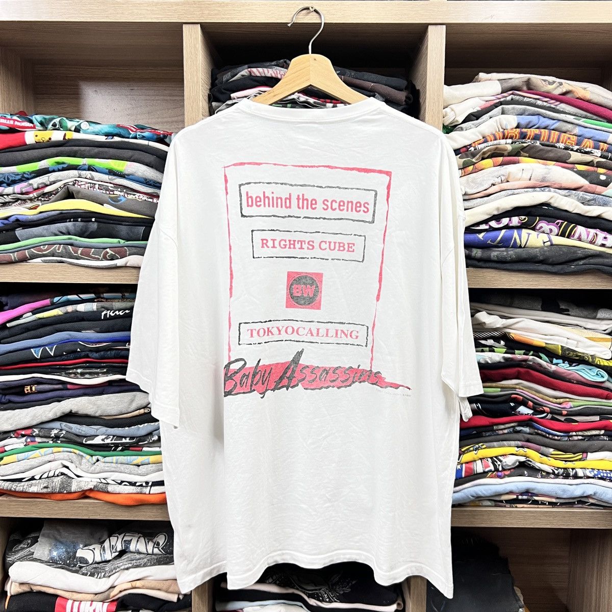 Vintage BABY ASSASINS SILENT LAZY PROMO TEE Size US XXL / EU 58 / 5 - 2 Thumbnail