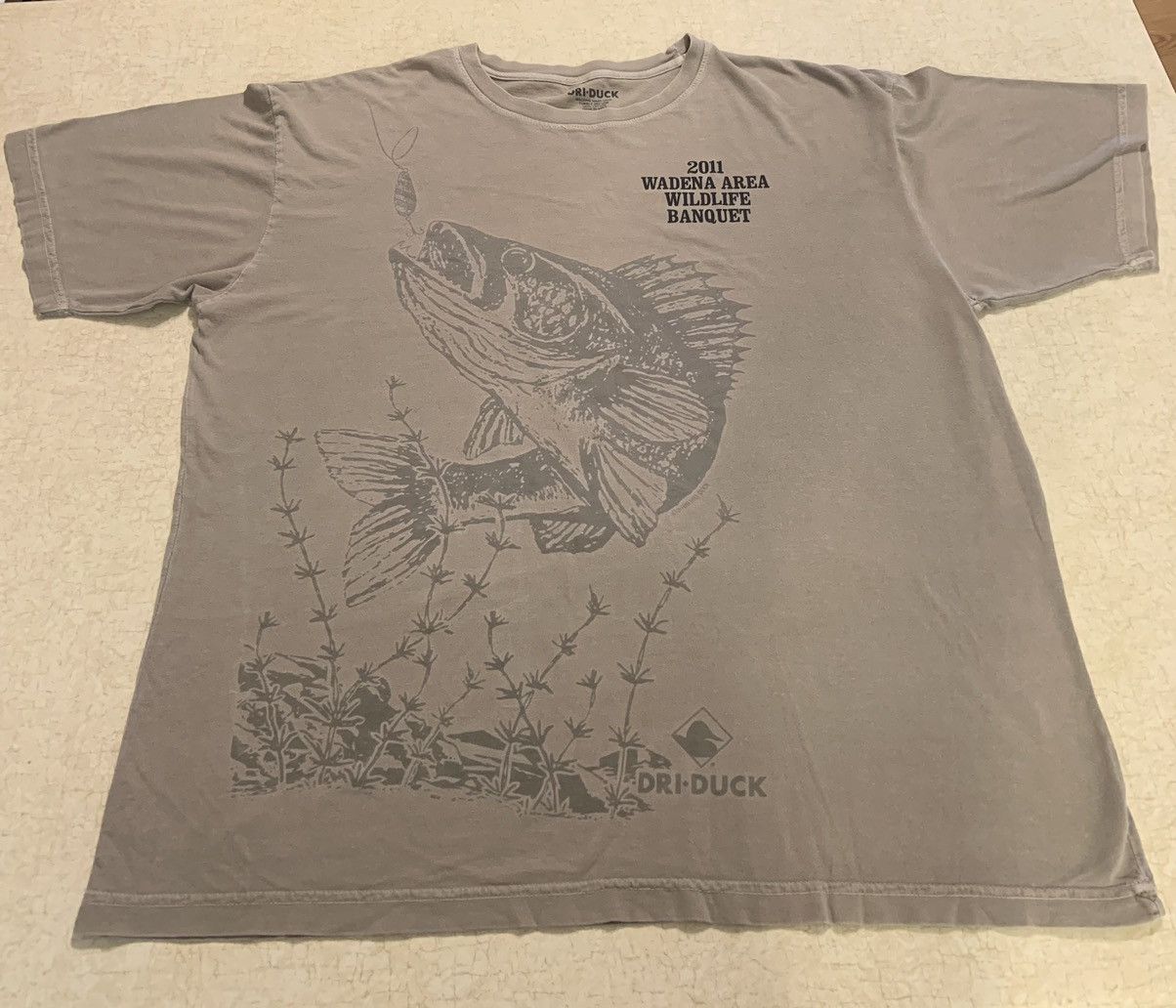 Other Dri-Duck Bass AOP T-shirt Size US XL / EU 56 / 4 - 1 Thumbnail