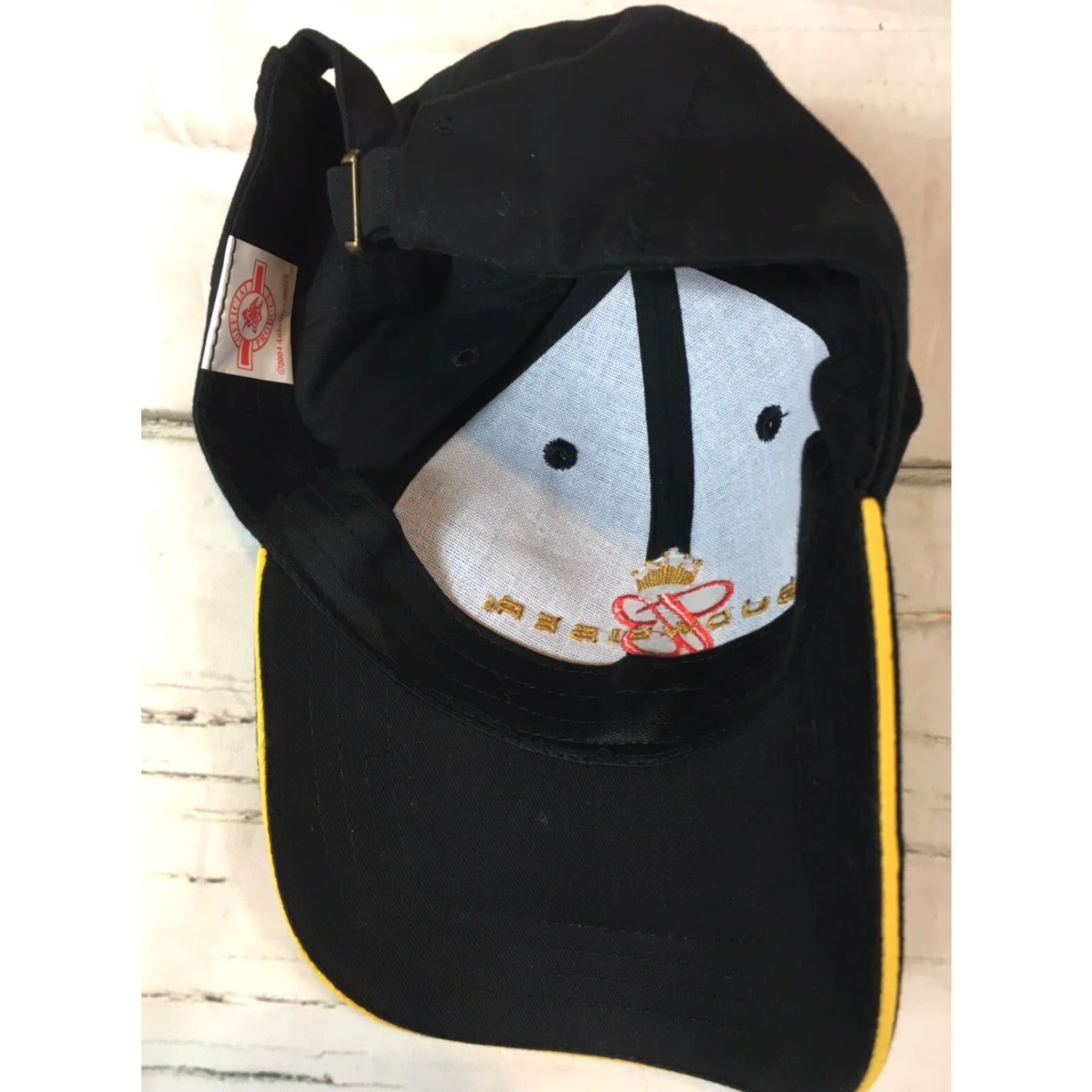 Budweiser Budweiser Black 2004 Kings of Beers Adjustable Hat Embroidered EUC Baseball Cap Men Blue King of Beers Mens Size ONE SIZE - 2 Thumbnail