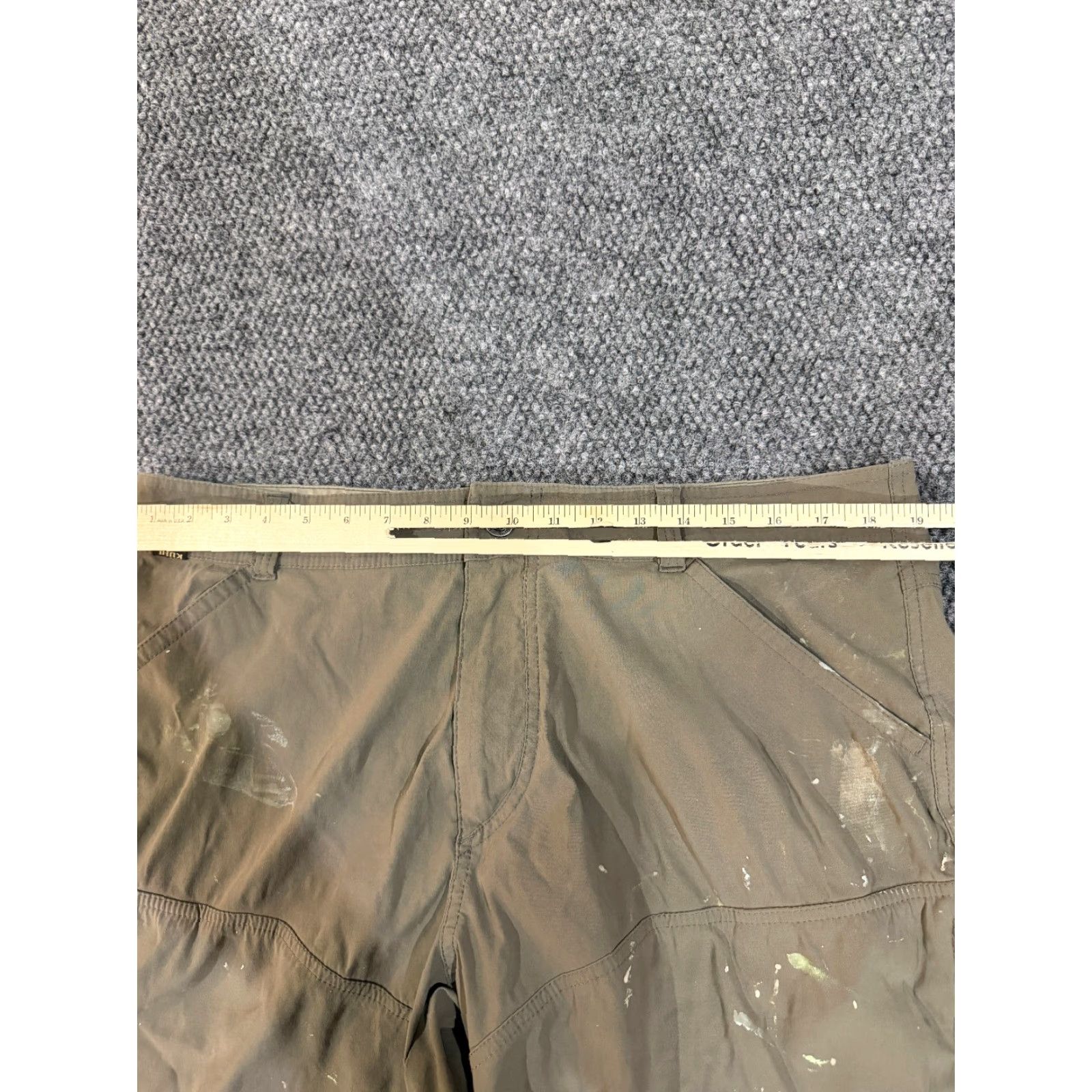 Vintage Kuhl Cargo Shorts Mens 38 Tan Hiking Outdoor Utility Zip Pockets nature Cargo Pocket Pockets UV Quick Dry Moisture Wicking Sun UV Protect Non-stain? Size US 38 / EU 54 - 4 Thumbnail