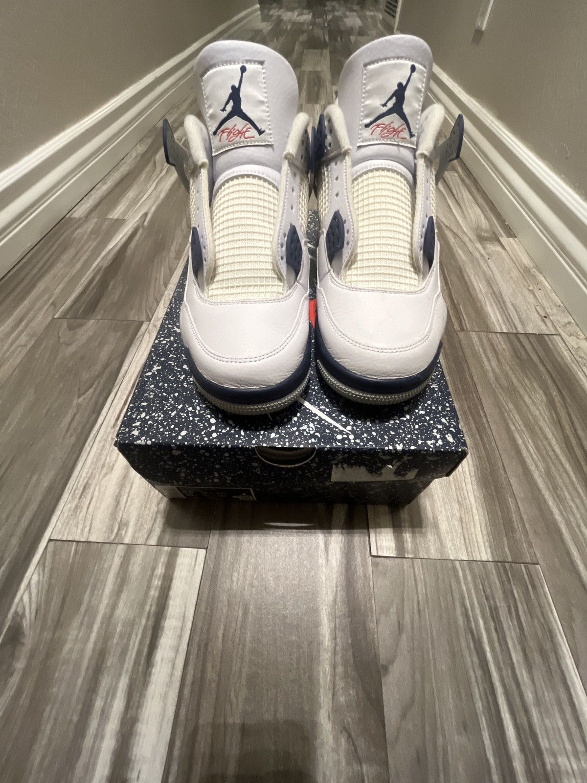 Jordan Brand Jordan 4 Midnight Navy Size US 8.5 / EU 41-42 - 1 Thumbnail