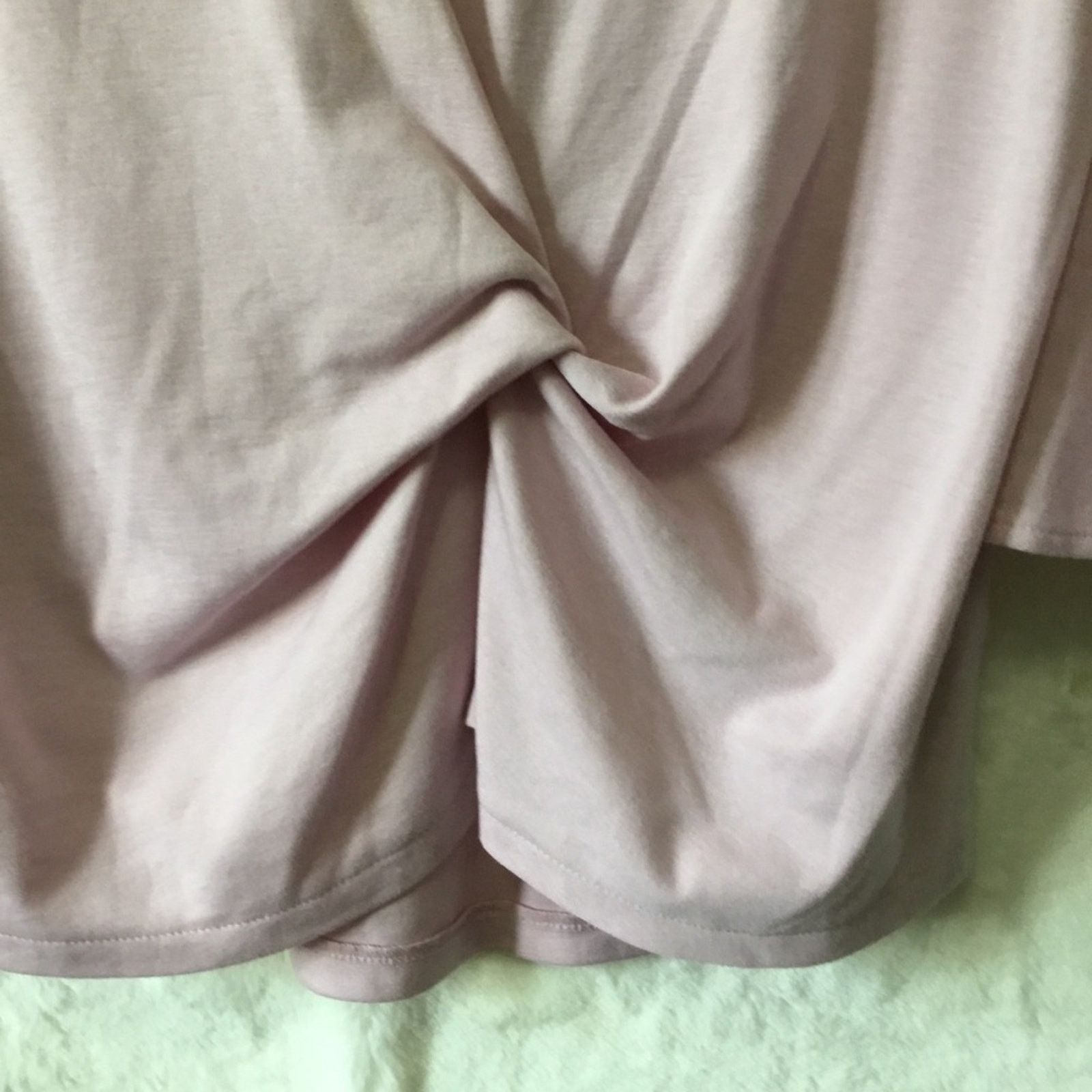 Other Ozoc Pink Long-Sleeve Twist-Back Top Size M / US 6-8 / IT 42-44 - 2 Thumbnail