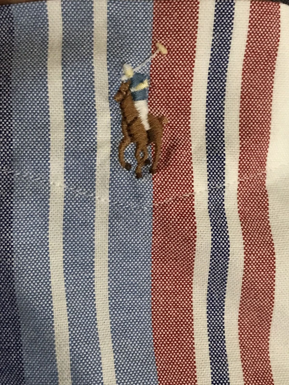 Polo Ralph Lauren Polo Ralph Lauren Blue & Red Striped Button-Down Shirt Sz L Size US L / EU 52-54 / 3 - 5 Thumbnail