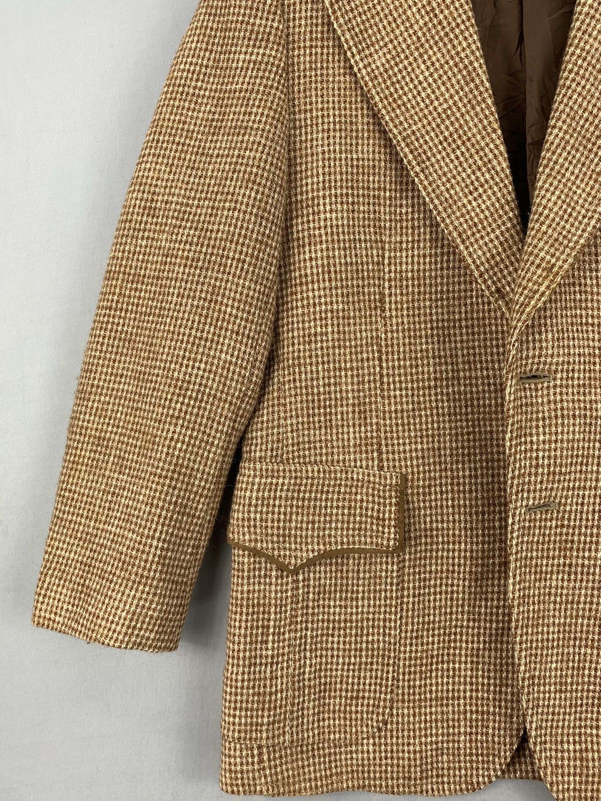 Harris Tweed Vintage Harris Tweed Wool Brown Blazer Jacket Size US S / EU 44-46 / 1 - 7 Thumbnail