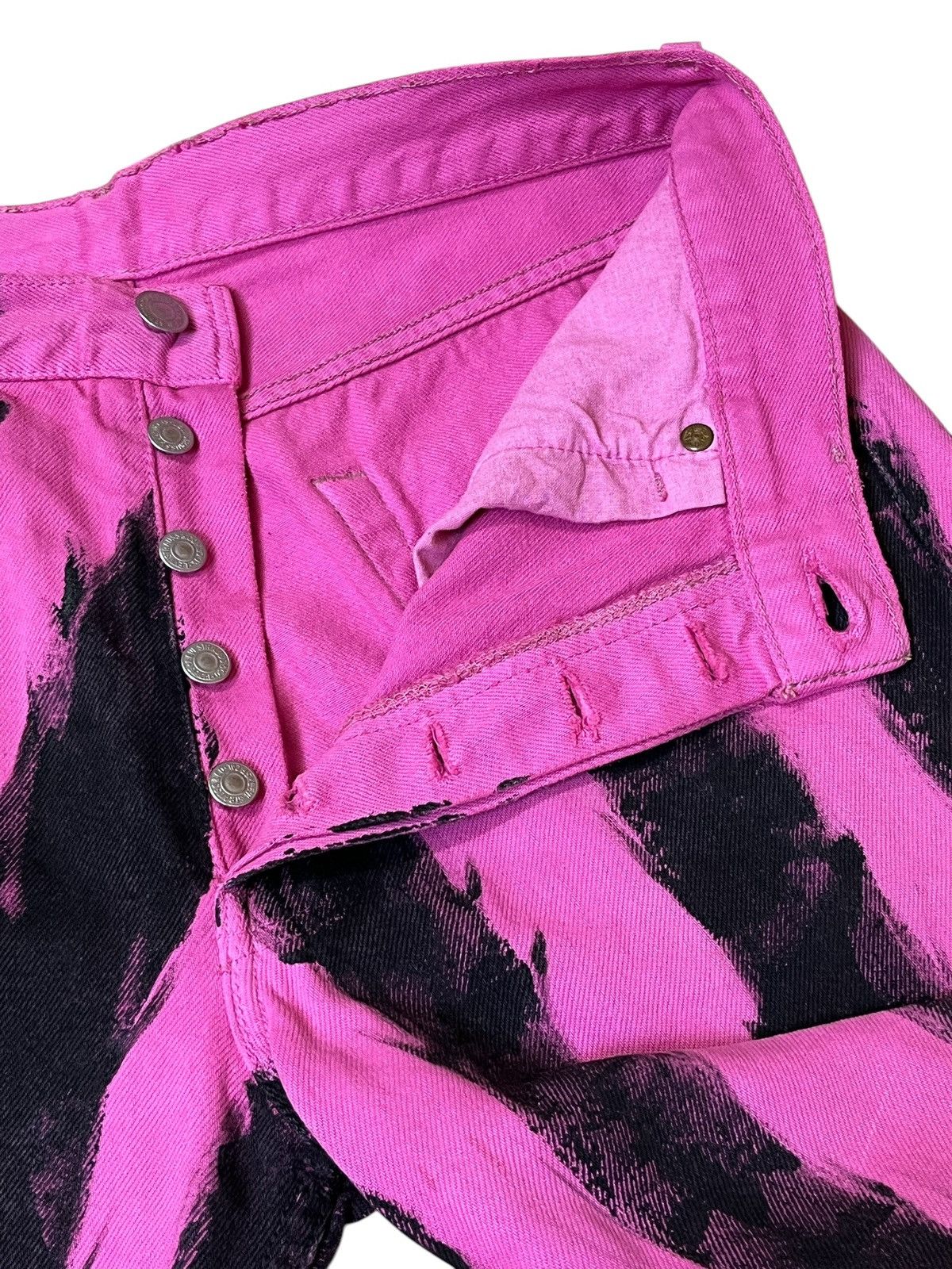 Levi's VINTAGE 90s LEVI’S 501 CUSTOM PRISONER INSPIRED ROBINS JEANS Size US 29 - 8 Thumbnail