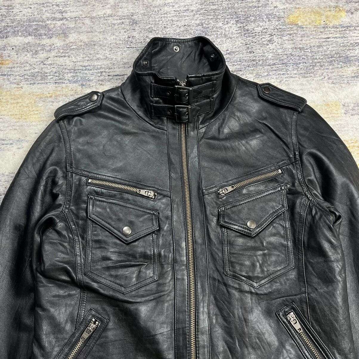 JACKROSE Jackrose riders leather jacket double zipper Size US M / EU 48-50 / 2 - 6 Thumbnail