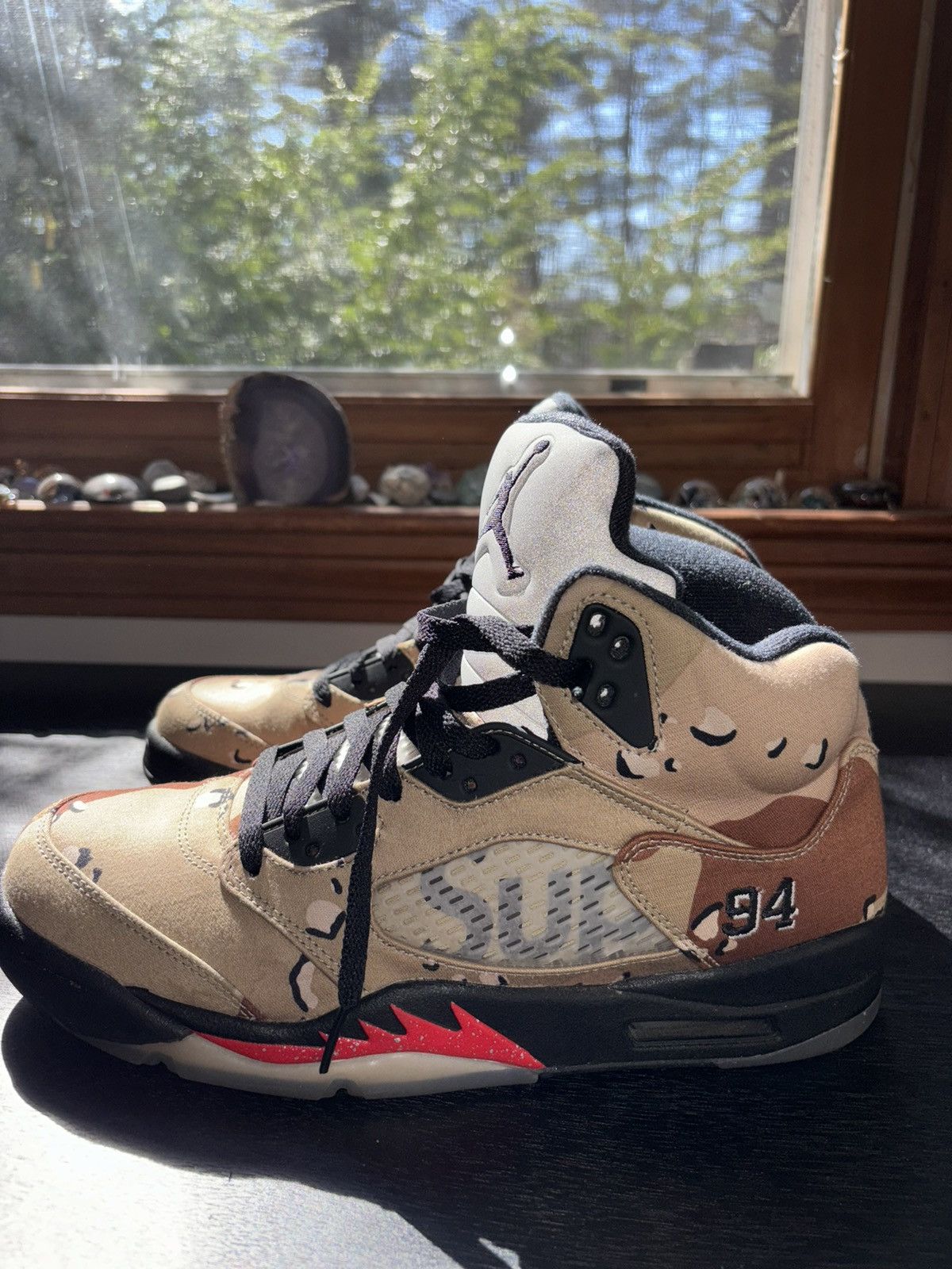 Jordan Brand × Nike × Supreme Jordan 5 Supreme Desert Camo Size US 9 / EU 42 - 10 Thumbnail