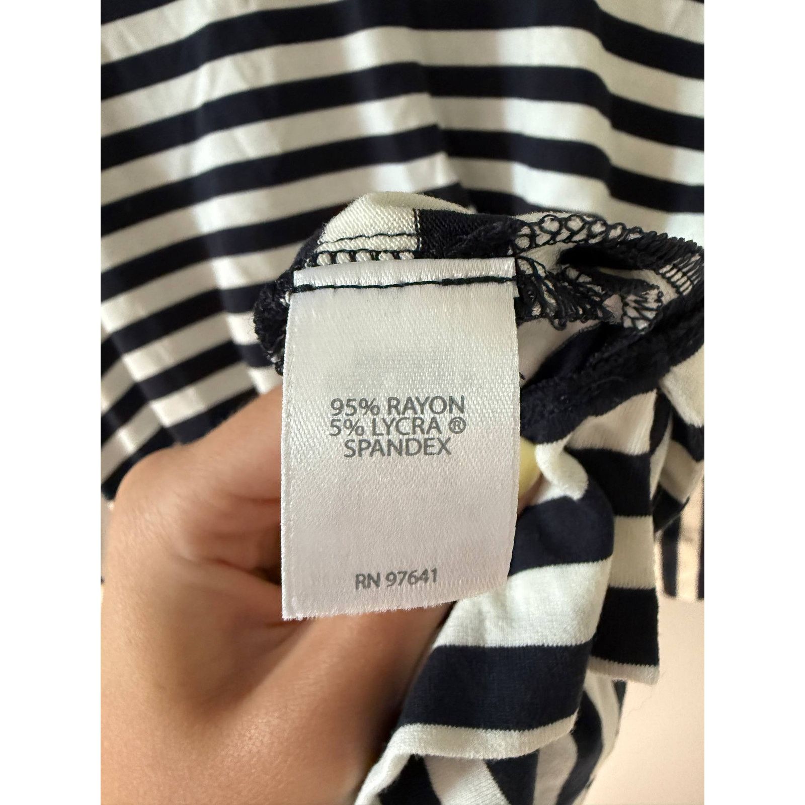 Other J. Jill Wearever Collection Striped Tunic Top White/Black M Size M / US 6-8 / IT 42-44 - 4 Thumbnail
