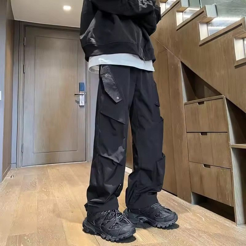 Japanese Brand Black Tactical Cargo Pants - Men’s Streetwear Fashion Size US 31 - 4 Thumbnail