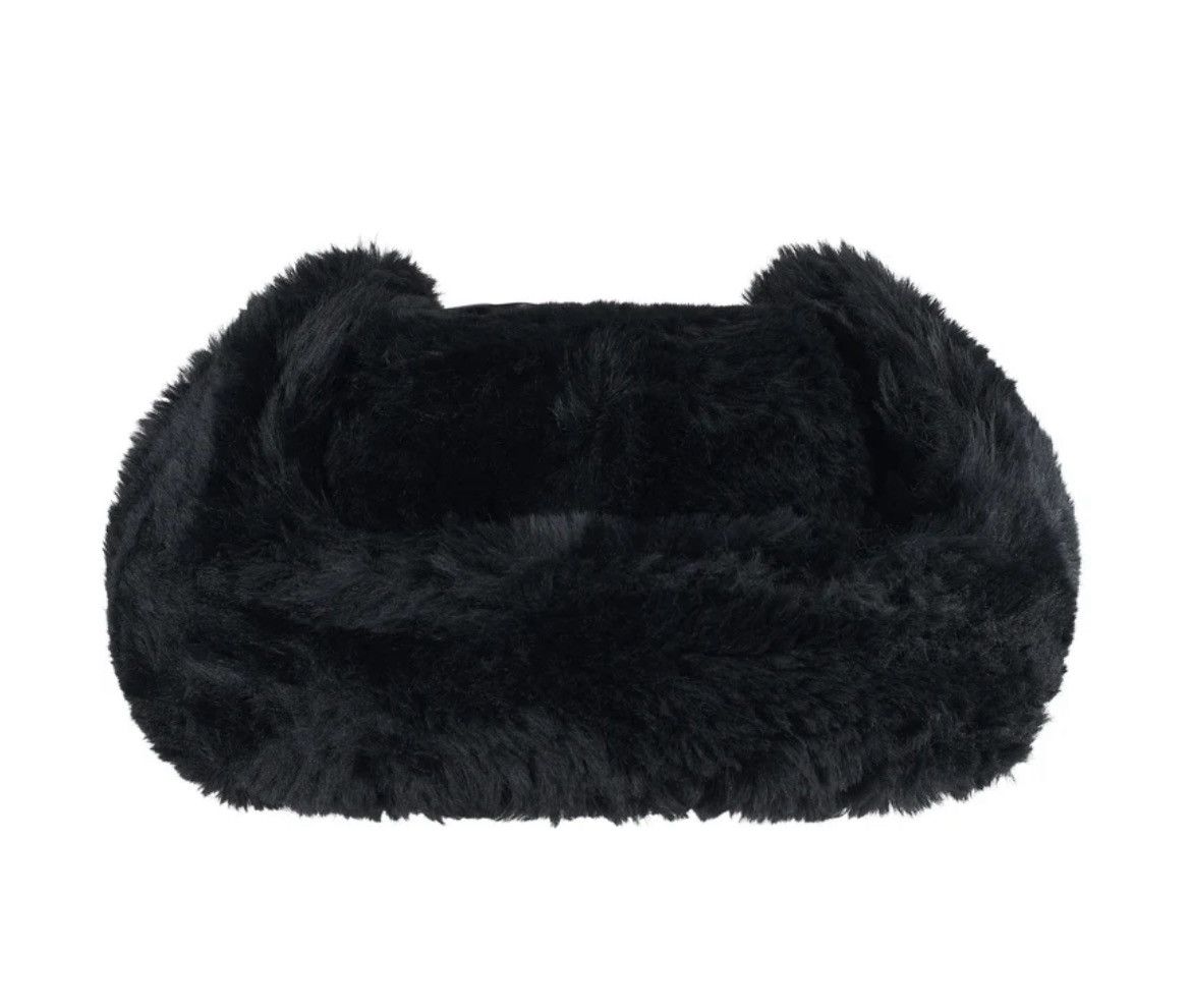 Supreme S/M Supreme Faux Fur Ushanka Trooper Hat Black FW25 Size ONE SIZE - 4 Thumbnail