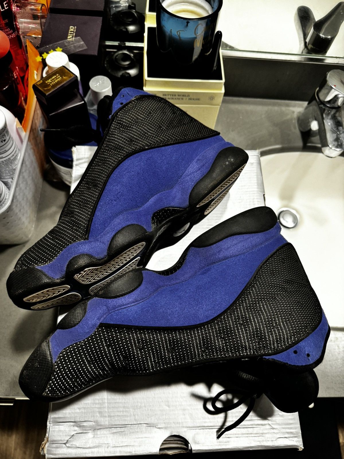 Jordan Brand Jordan 13 Retro Black Hyper Royal Size US 9.5 / EU 42-43 - 4 Thumbnail
