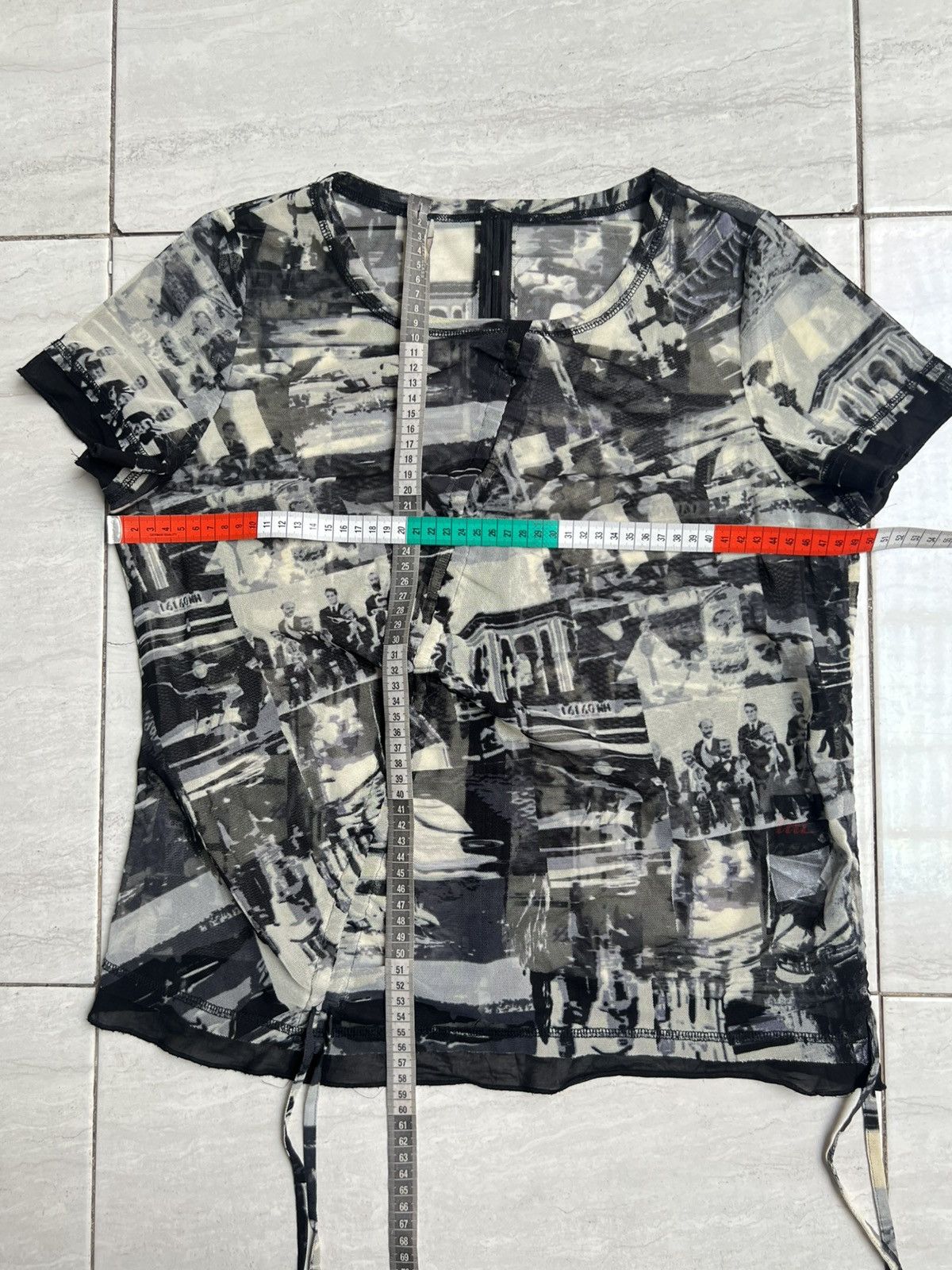 Other E-CLAT Printed Motive Rostchild Mesh T-shirt Size S / US 4 / IT 40 - 7 Thumbnail