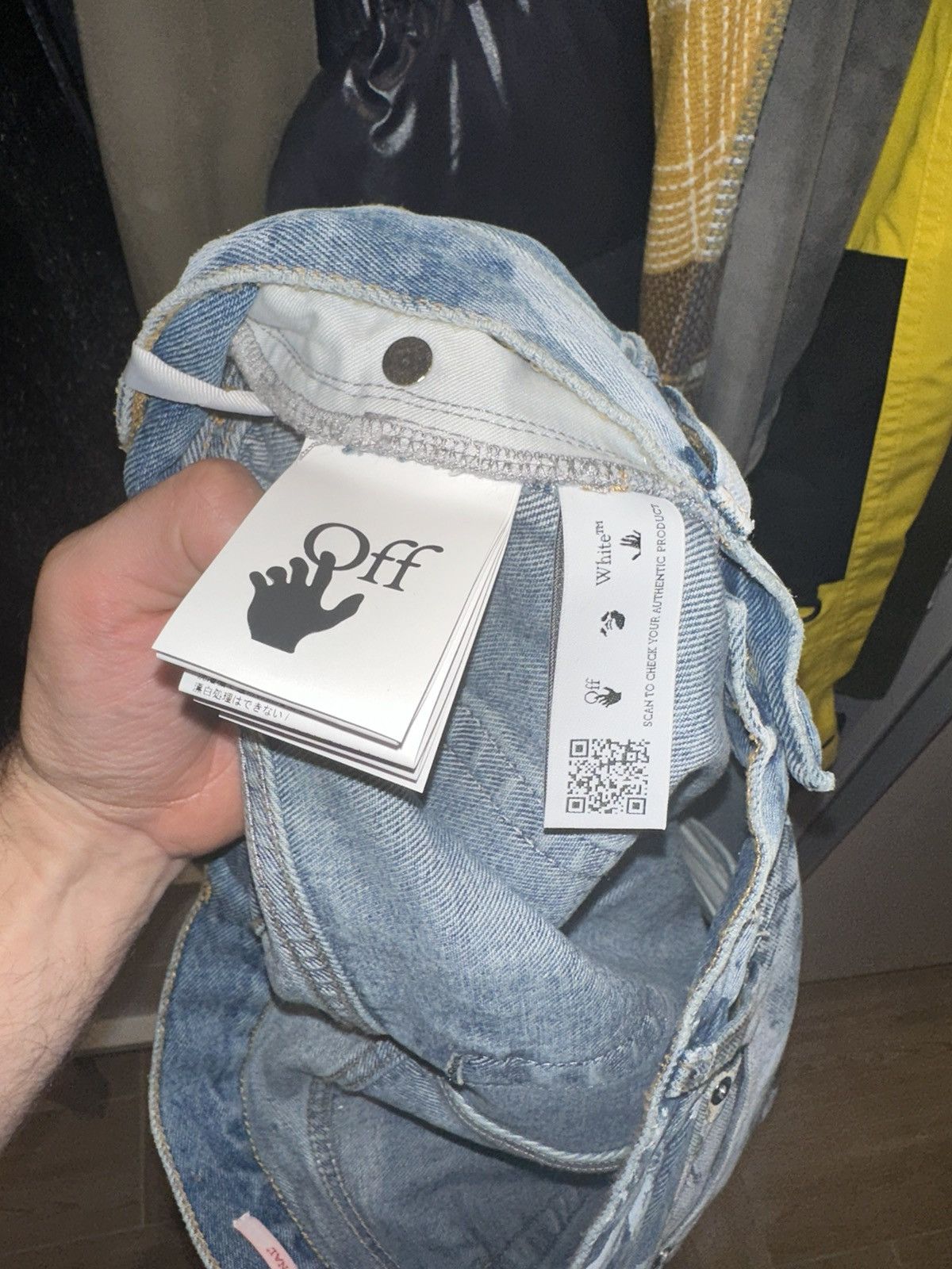 Off-White Off-White Angels Skate Denim Jeans Size US 33 - 7 Thumbnail