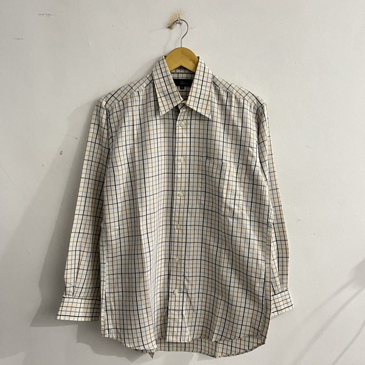 Issey Miyake Kansai Yamamoto - Plaid Check Longsleeve Shirt Size US M / EU 48-50 / 2 - 1 Thumbnail