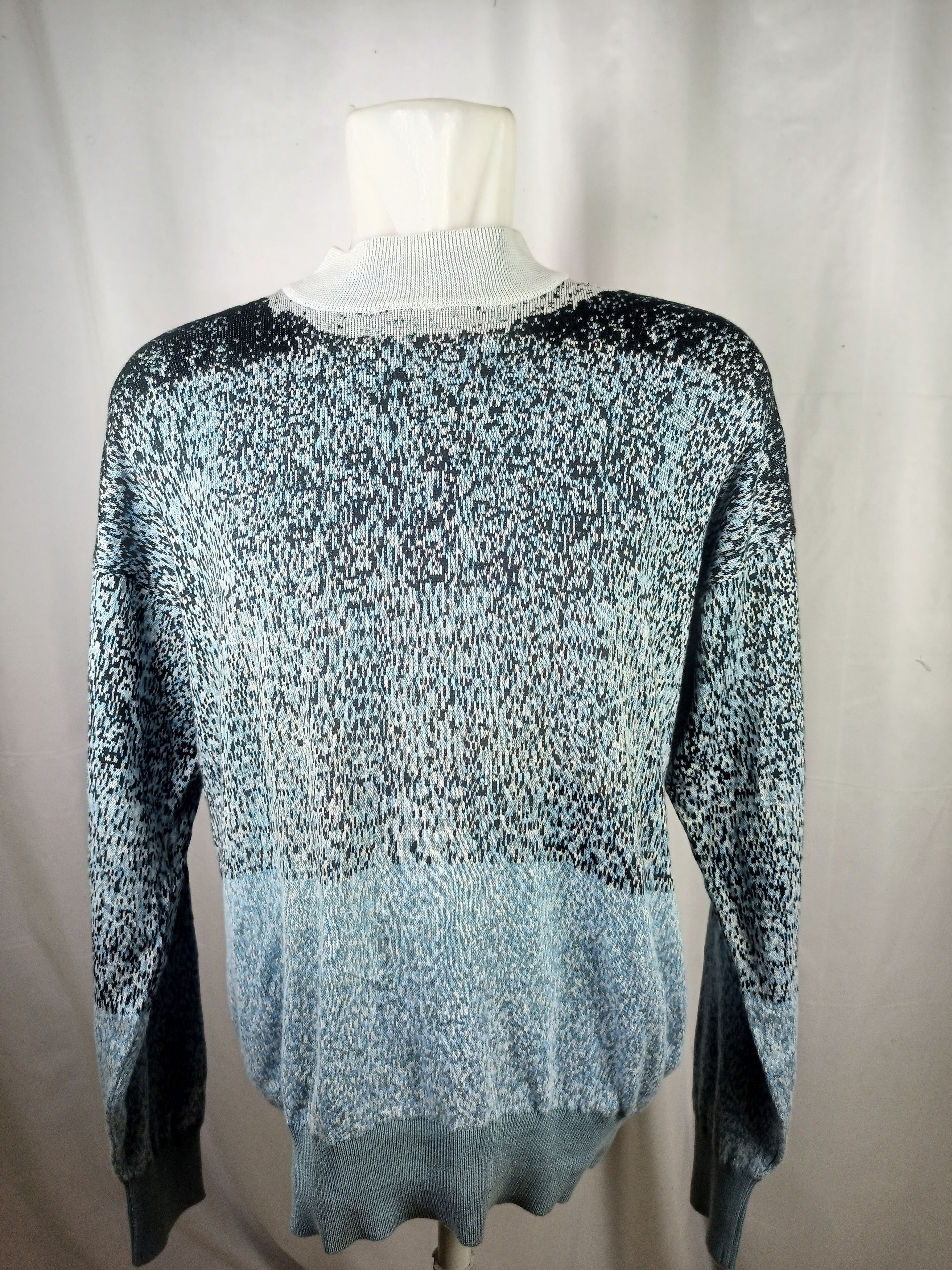 Designer × Kenzo KENZO PARIS Mix Color Knit Sweater Jumper Neck Size US L / EU 52-54 / 3 - 3 Thumbnail