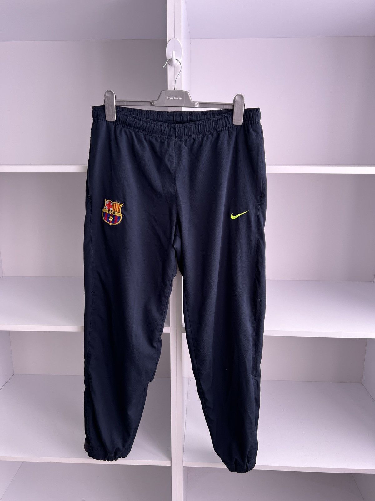 Nike × Vintage Nike Pants Vintage Nike FC Barcelona Track Pants Size US 33 - 1 Thumbnail