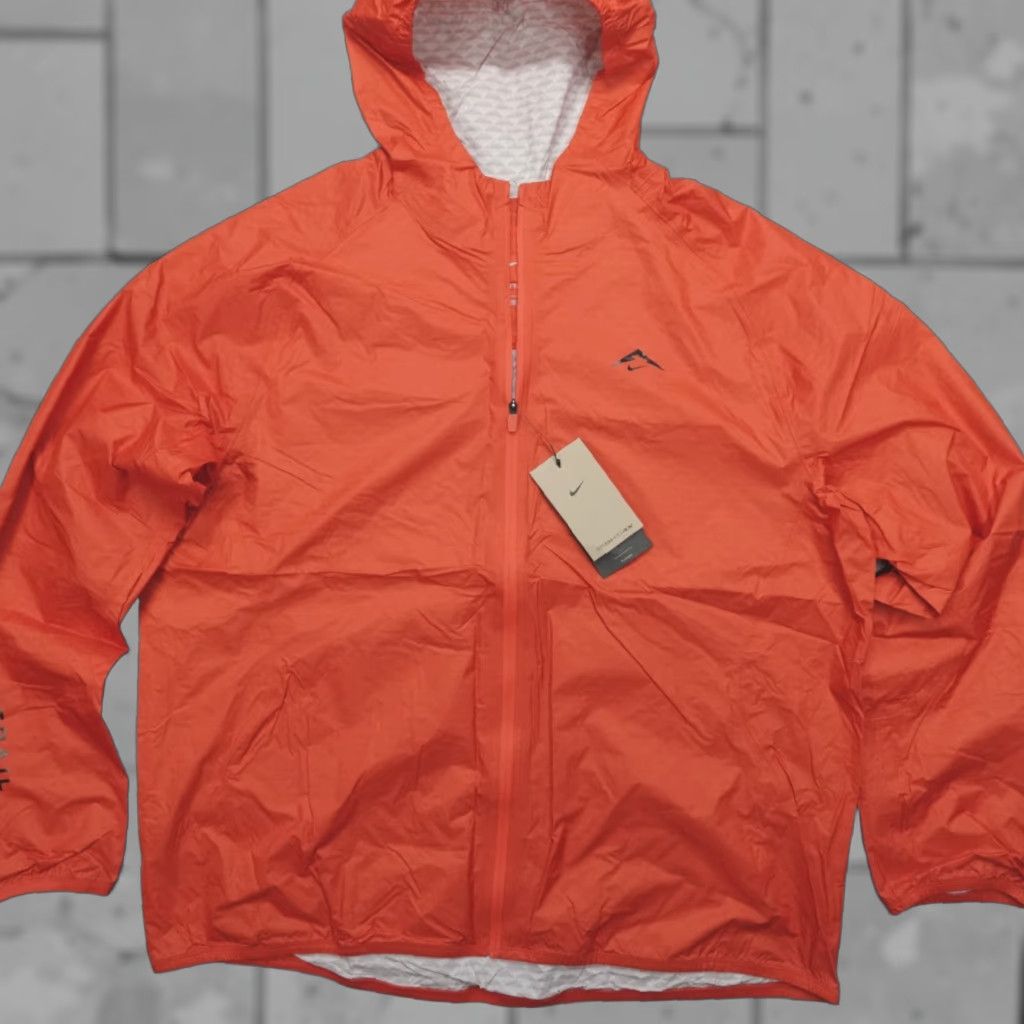 Nike Nike Trail Wind Hoodie Jacket Storm-Fit Men's XL Waterproof Orange - Hoodie, Windbreaker, Storm, N O Size US XL / EU 56 / 4 - 1 Thumbnail