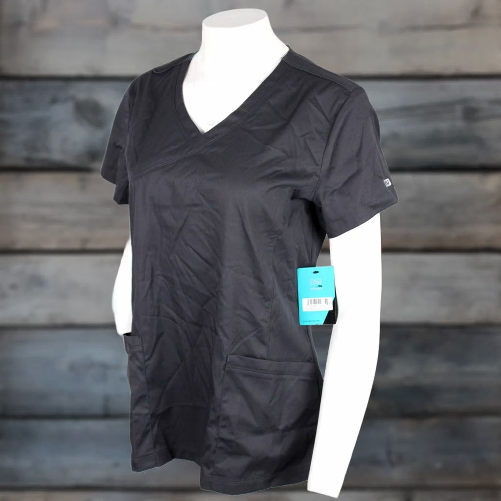 Vintage VINTAGE IRG Edge Women's Scrub Top 2803 V Neck Top Size Medium Pewter Gray Size M / US 6-8 / IT 42-44 - 1 Thumbnail