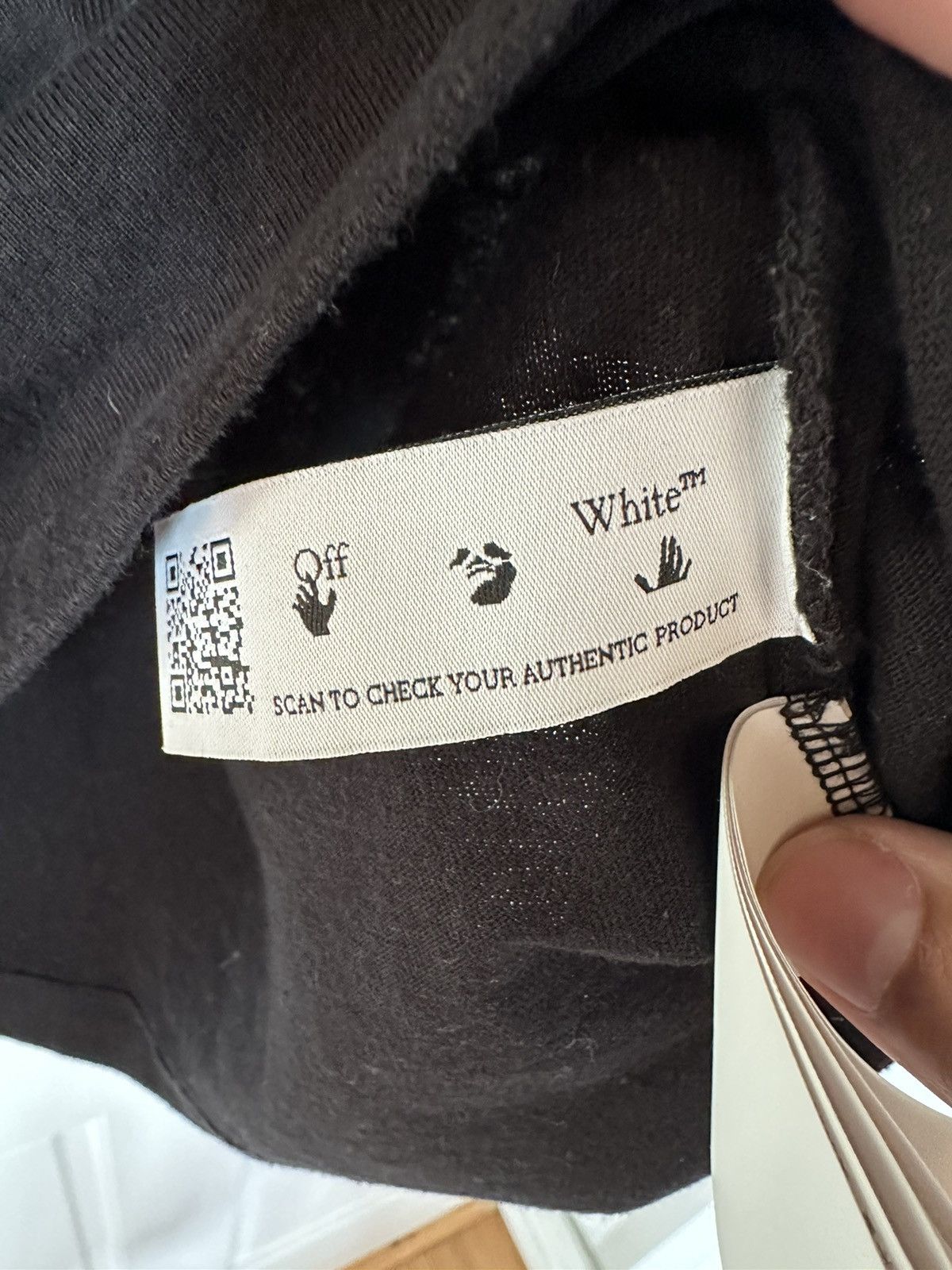 Off-White OFF-WHITE CARAVAGGIO ARROW SLIM S/S TEE Size US L / EU 52-54 / 3 - 4 Thumbnail