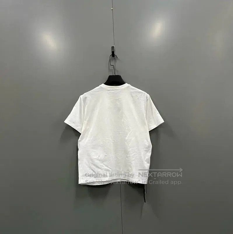 Prada Prada White Logo Short Sleeve T-Shirt. Size US L / EU 52-54 / 3 - 4 Thumbnail