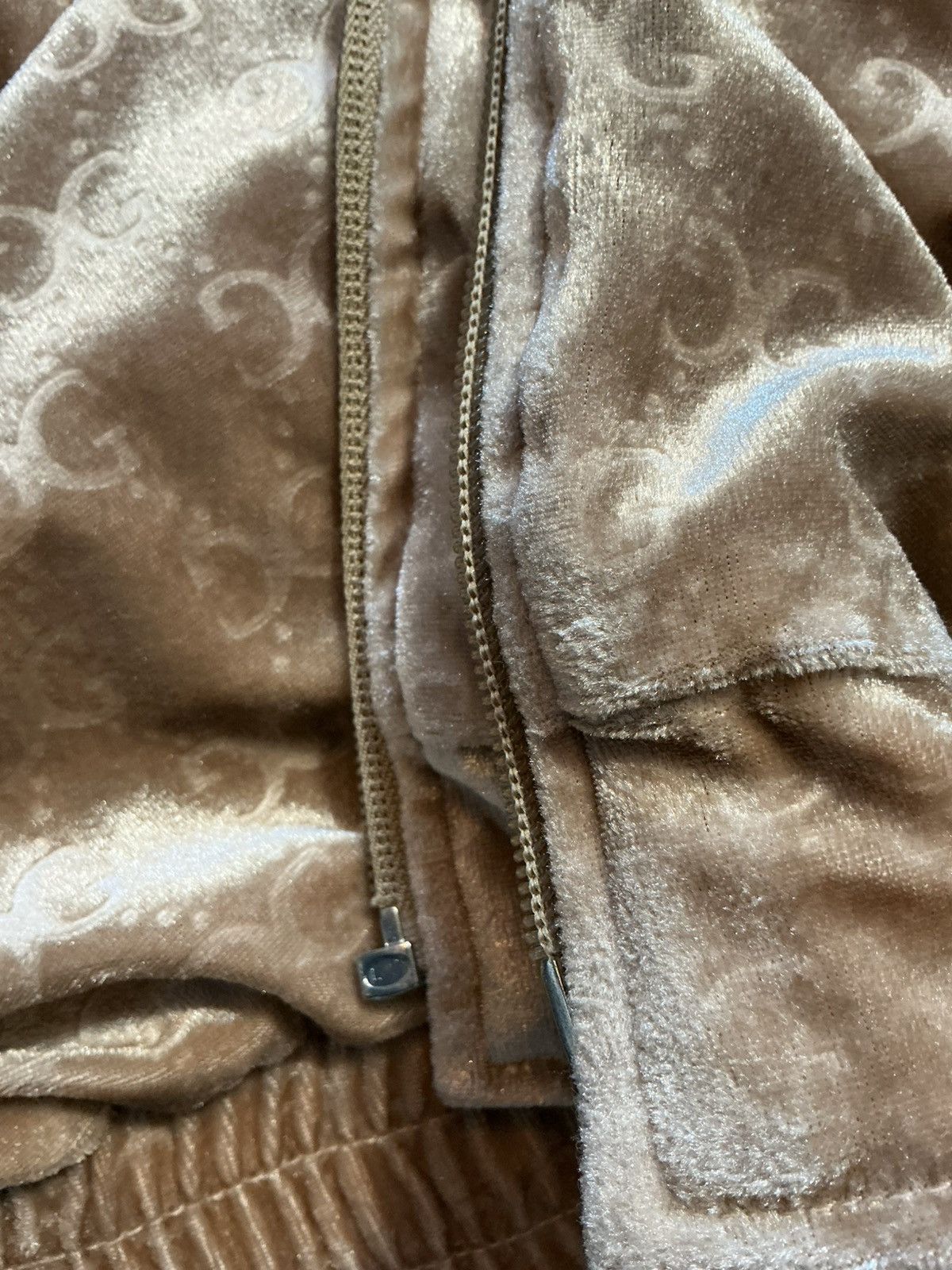 Other Vintage Y2K Crescendo GG Monogram Velour 2PC Set Tracksuit Size US 38 / EU 54 - 9 Thumbnail