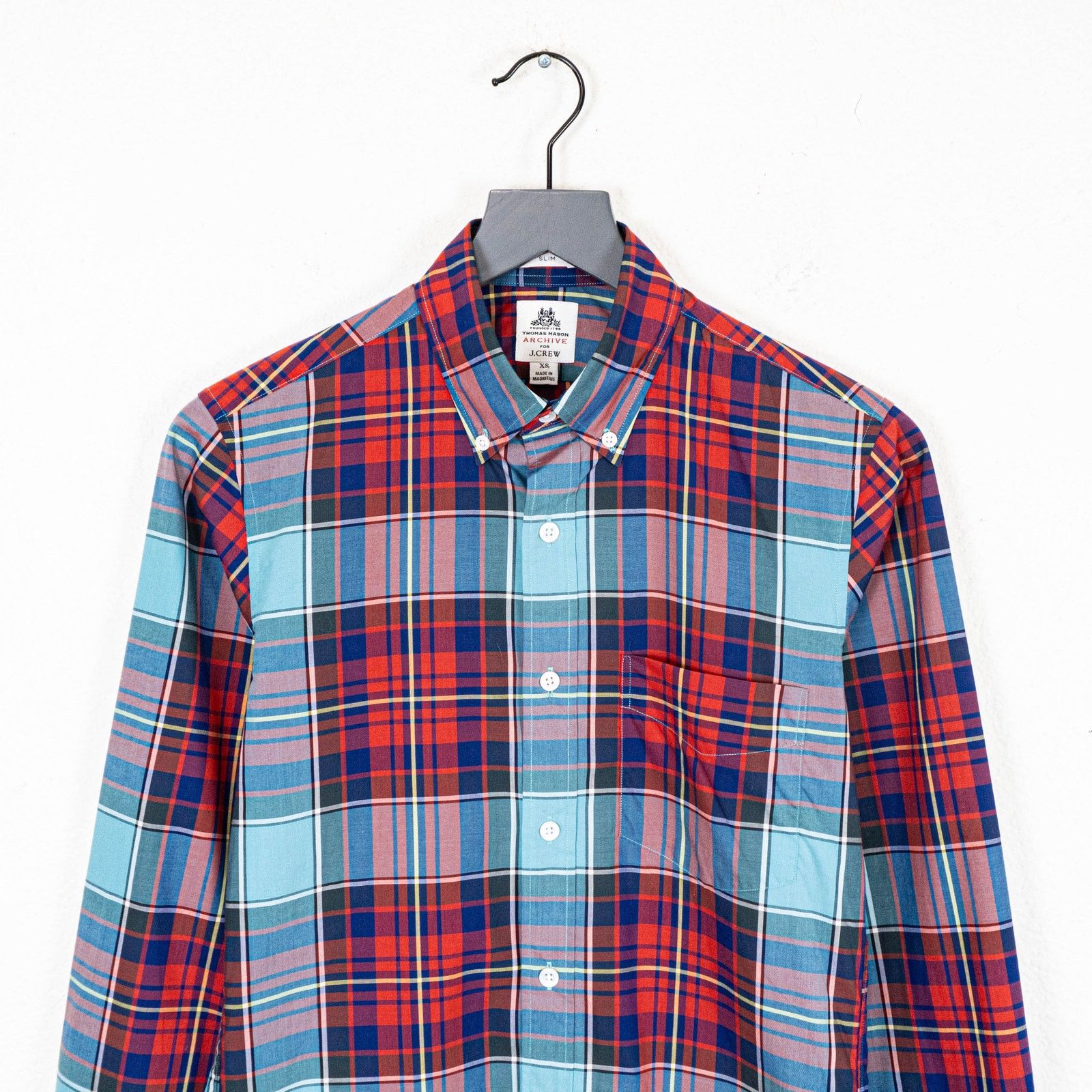 J.Crew Thomas Mason ARCHIVE for J.Crew Slim Button Down shirt Plaid Size US XS / EU 42 / 0 - 2 Thumbnail